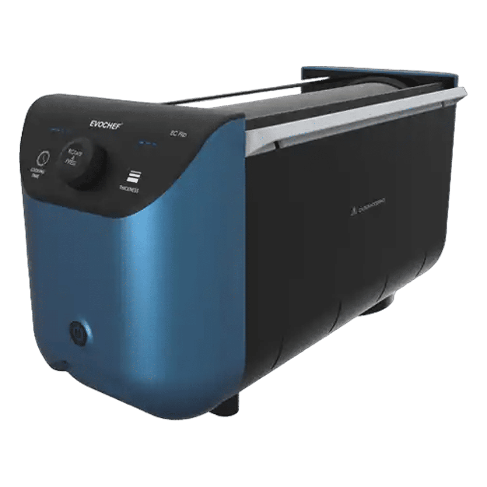 EVOCHEF EC Flip 1600W Dosa Maker (Touch Controls, Metallic Blue)_5