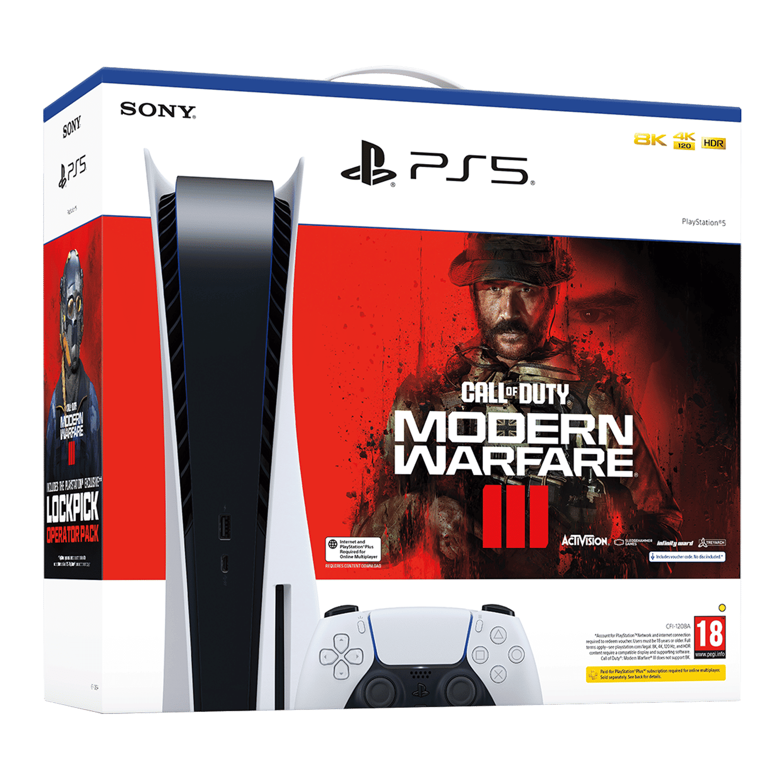 SONY PlayStation 5 825GB SSD Disc Edition Gaming Console With Call of Duty Modern Warfare III Bundle (White) SONY PlayStation 5 825GB SSD Disc Edition Gaming Console With Call of Duty Modern Warfare III Bundle (White)_3