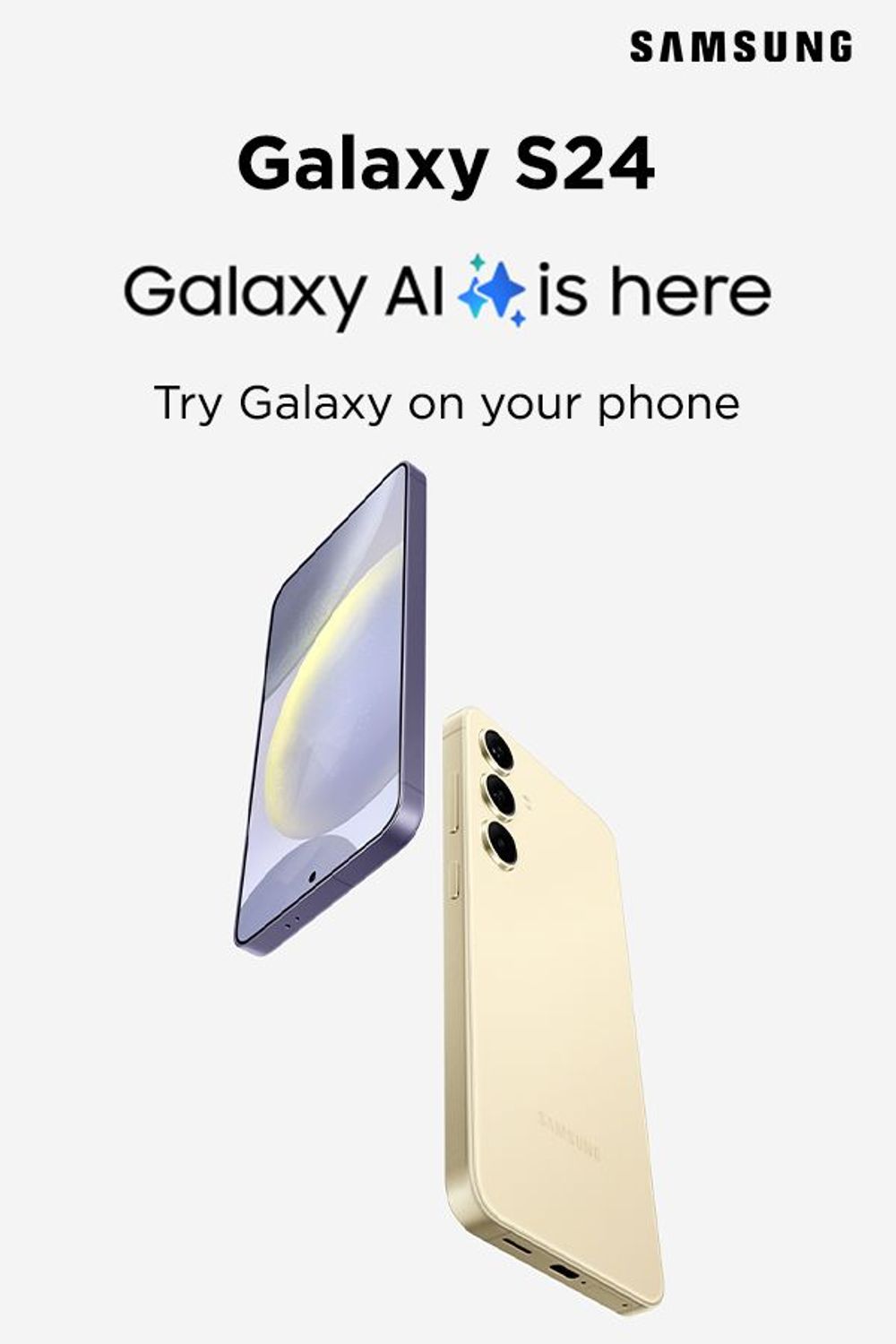 Buy SAMSUNG Galaxy S24 5G (8GB RAM, 512GB, Cobalt Violet) Online