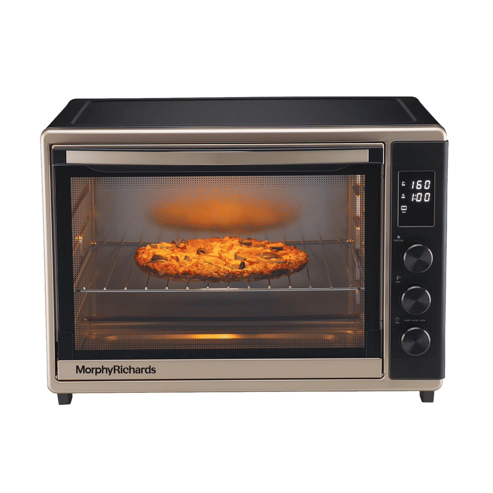 morphy richards 52RCD Digi 52L Oven Toaster Grill with 8 Preset Menus (510061, Champagne Gold and Black) morphy richards 52RCD Digi 52L Oven Toaster Grill with 8 Preset Menus (510061, Champagne Gold and Black)_1