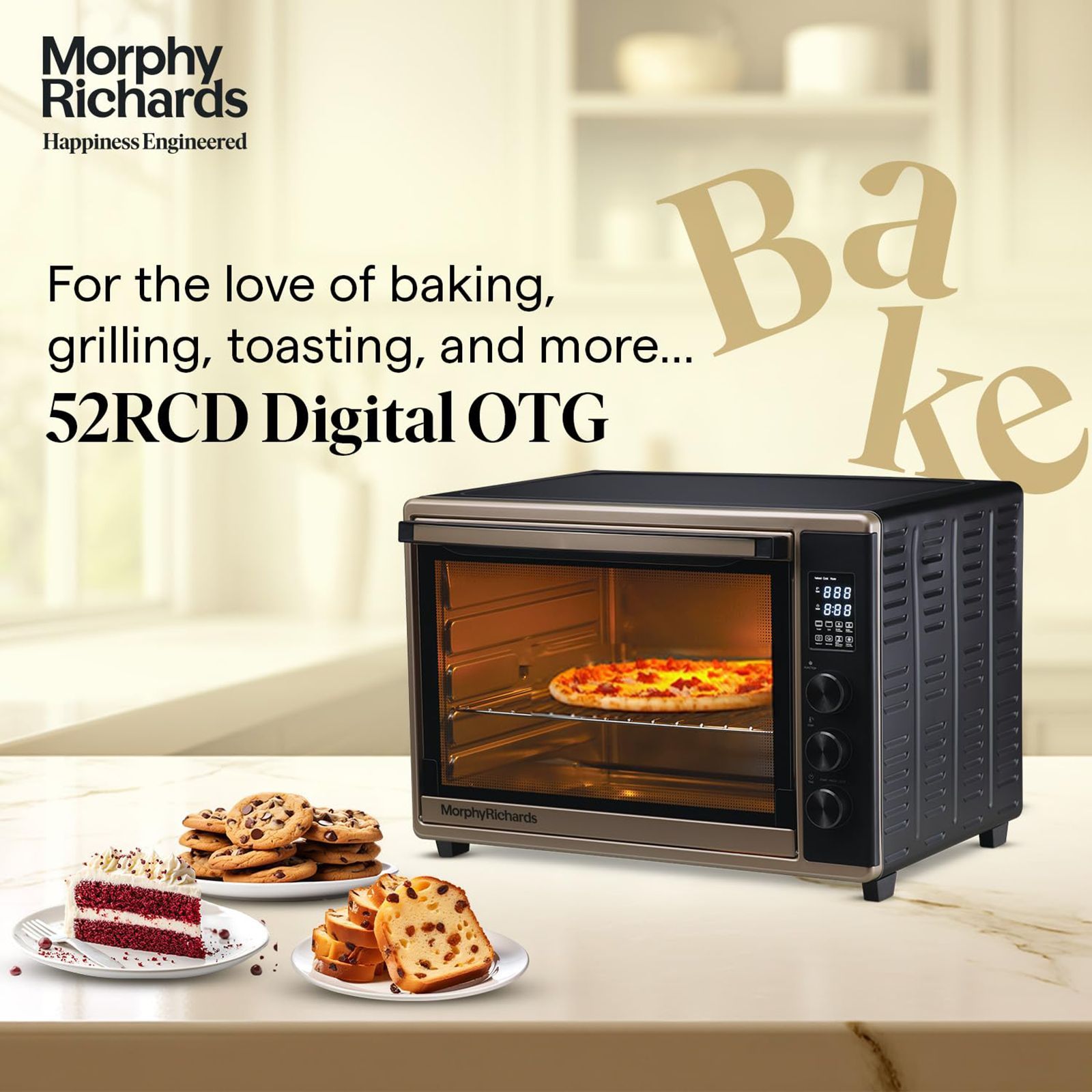 morphy richards 52RCD Digi 52L Oven Toaster Grill with 8 Preset Menus (510061, Champagne Gold and Black) morphy richards 52RCD Digi 52L Oven Toaster Grill with 8 Preset Menus (510061, Champagne Gold and Black)_11