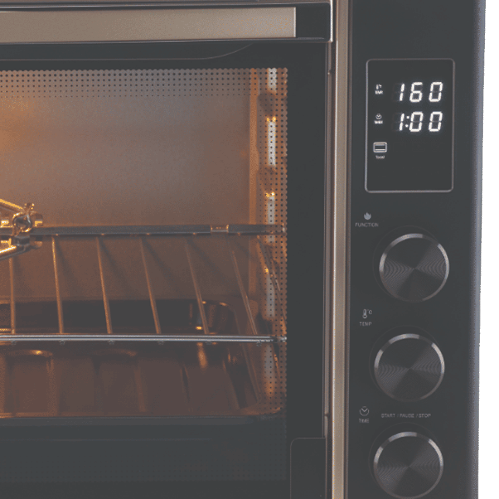 morphy richards 52RCD Digi 52L Oven Toaster Grill with 8 Preset Menus (510061, Champagne Gold and Black) morphy richards 52RCD Digi 52L Oven Toaster Grill with 8 Preset Menus (510061, Champagne Gold and Black)_4