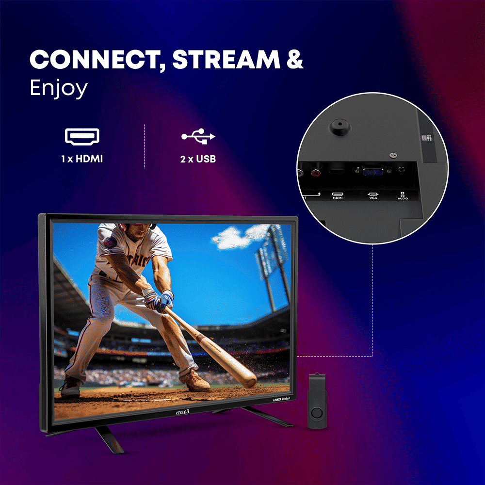 Croma 60 cm (24 inch) HD Ready LED TV with A Plus Grade Panel_18