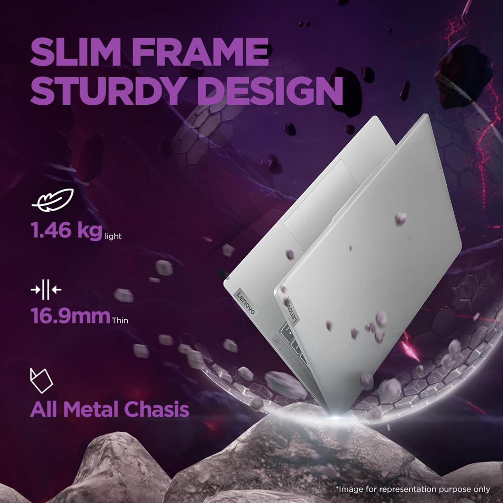 Lenovo IdeaPad Slim 5 14IMH9 Intel Core Ultra 5 Thin & Light Laptop (16GB, 1TB SSD, Windows 11 Home, 14 inch OLED Display, MS Office Home & Student 2021, Cloud Grey, 1.48 KG)_15