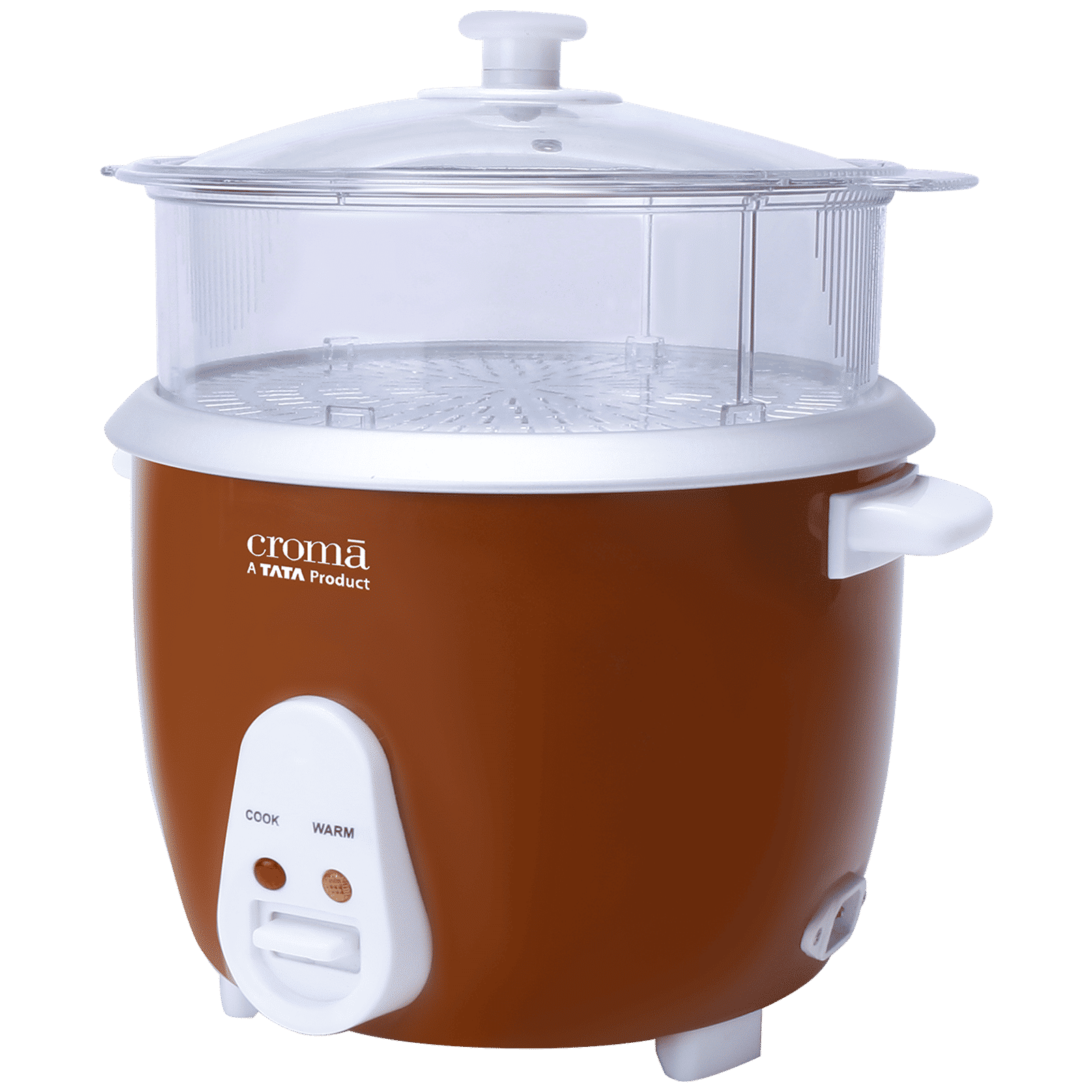 Croma 1.8 Litre Electric Rice Cooker & Steamer with Keep Warm Function (Brown) Croma 1.8 Litre Electric Rice Cooker & Steamer with Keep Warm Function (Brown)_8