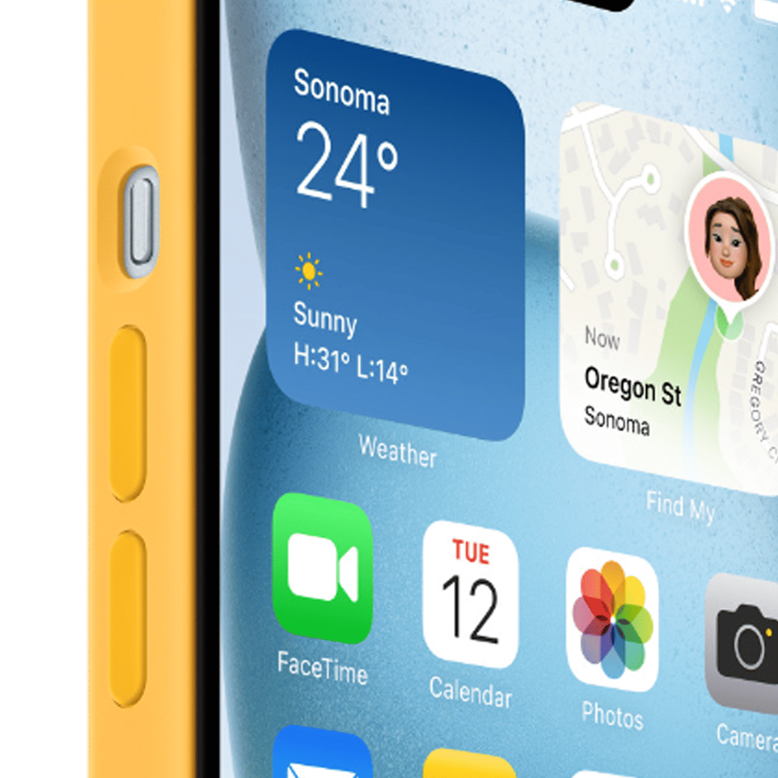 Apple Soft Silicone Back Cover for Apple iPhone 15 Plus(Supports Wireless Charging, Sunshine)_4