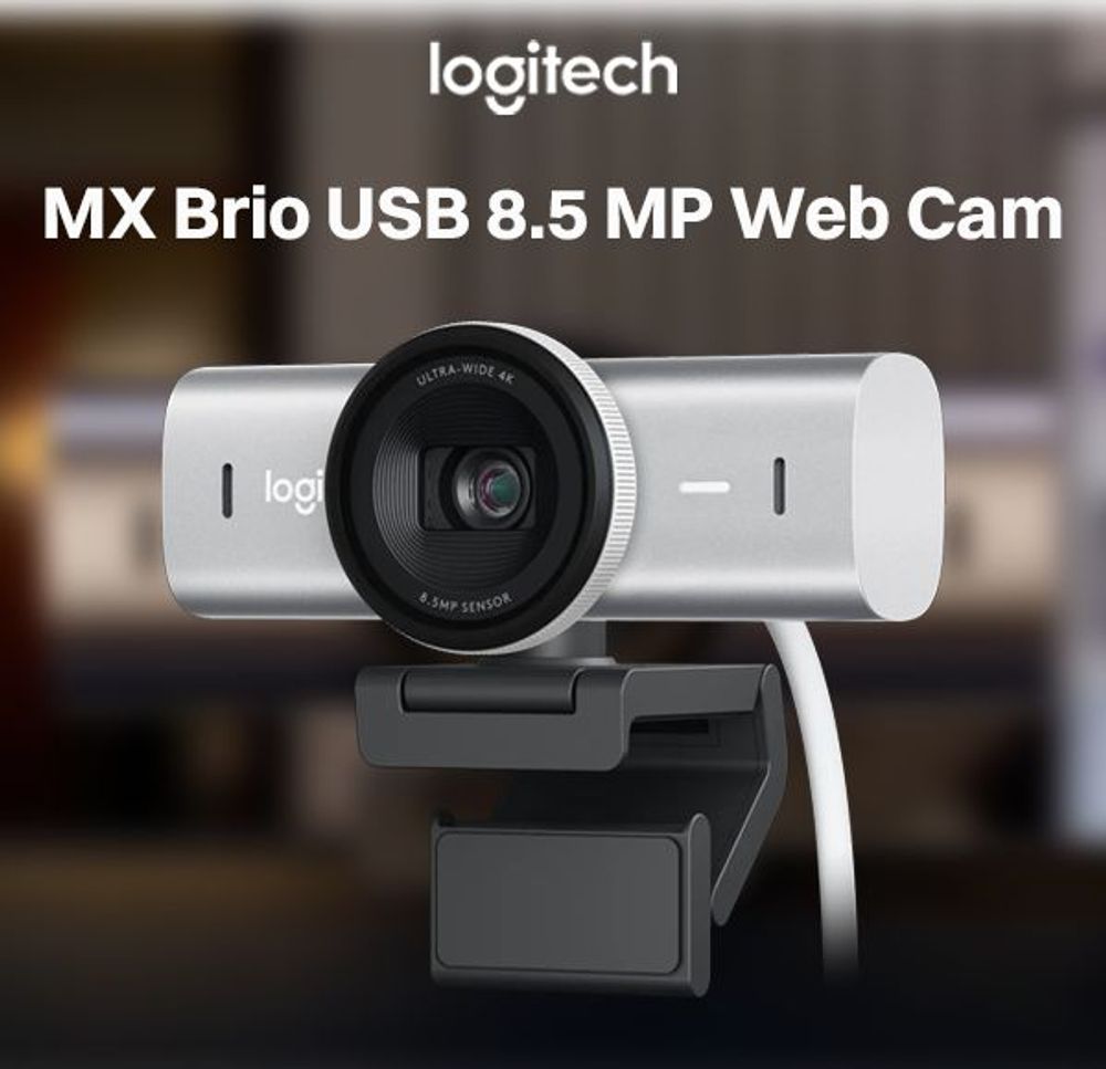 Buy logitech MX Brio USB 8.5 MP Web Cam (AI Image Enhancement, 960