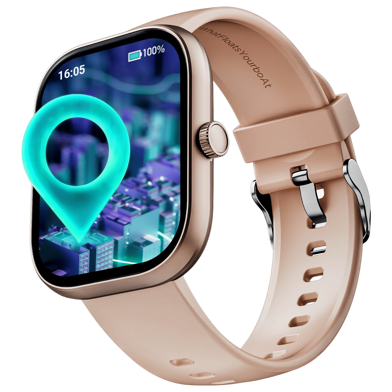 boAt Wave Sigma 3 Smartwatch with Bluetooth Calling (51.05mm HD Display, IP67 Sweat, Dust & Water Resistant, Cherry Blossom Strap)_1