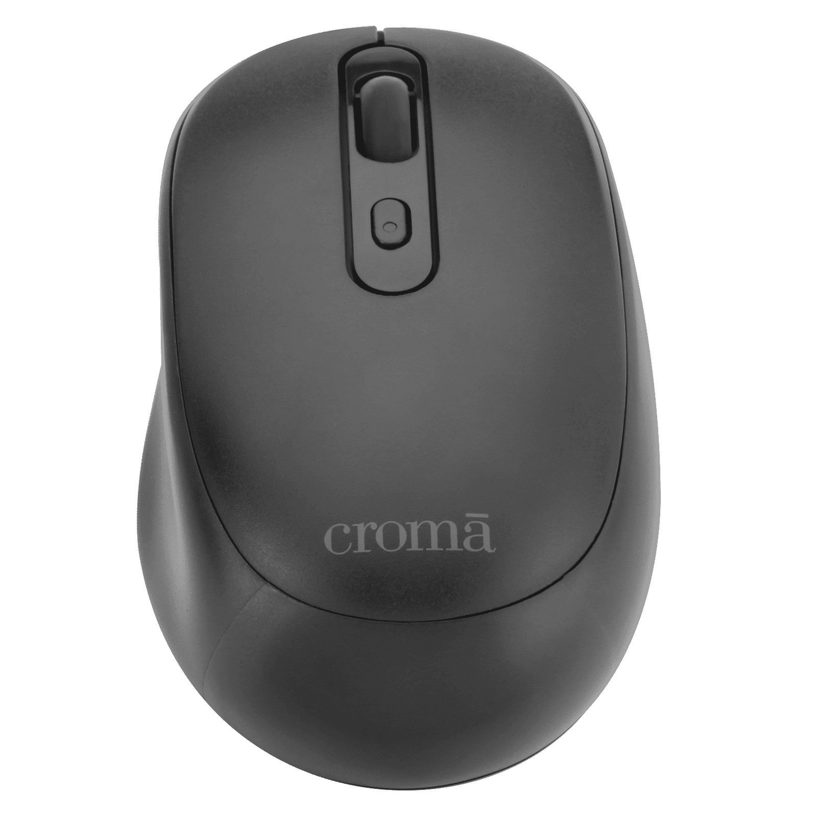 Croma Rechargeable Wireless Mouse with 4 Buttons (3200 DPI Adjustable, 80 Hours Battery Life, Black)_1