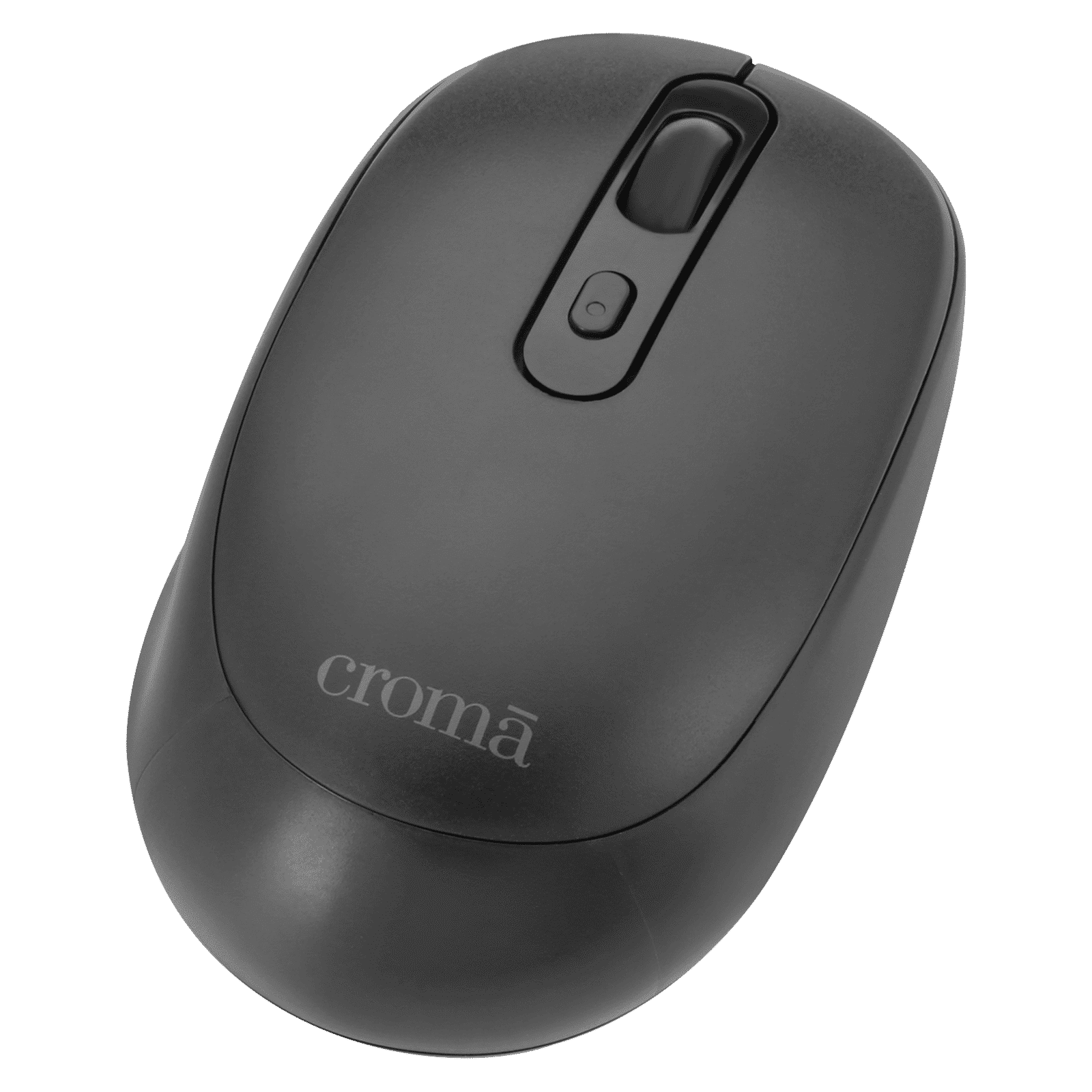 Croma Rechargeable Wireless Mouse with 4 Buttons (3200 DPI Adjustable, 80 Hours Battery Life, Black)_7