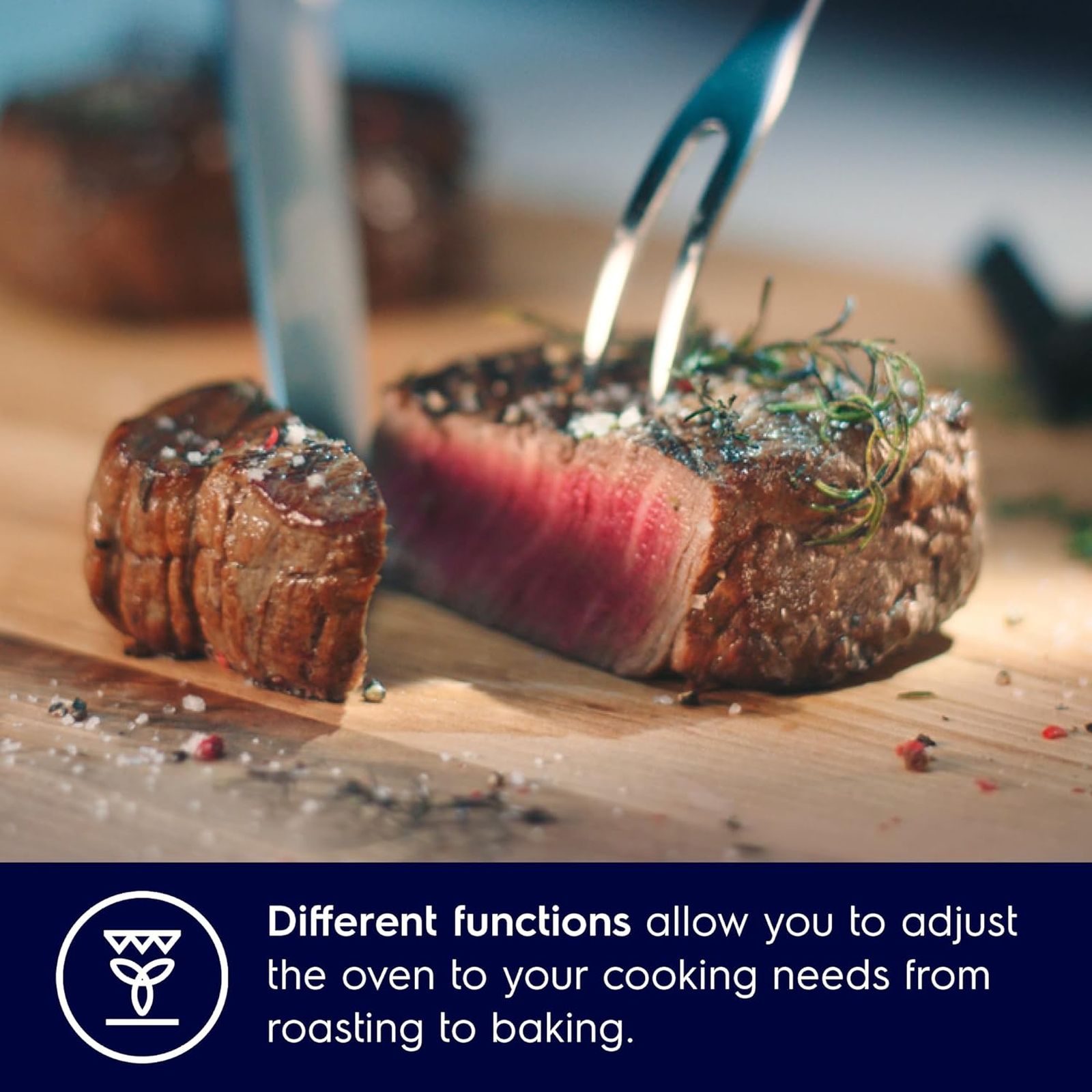 Electrolux Ultimate Taste 500 72L 60cm Built-in Microwave with Pizza Program Technology (KOIGH00KA2, Black)_6