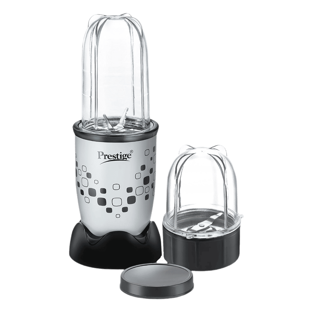 Prestige Nutri-Mix 2.0 350 Watt 2 Jars Mixer Grinder (Dual Safety Inter-Lock System, Black & Grey)_1