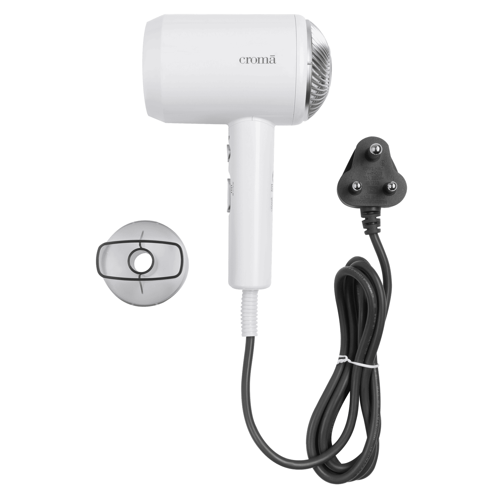 Croma 1800W Hair Dryer with 2 Heat Settings & Cool Shot (Overheat Protection, White)_8