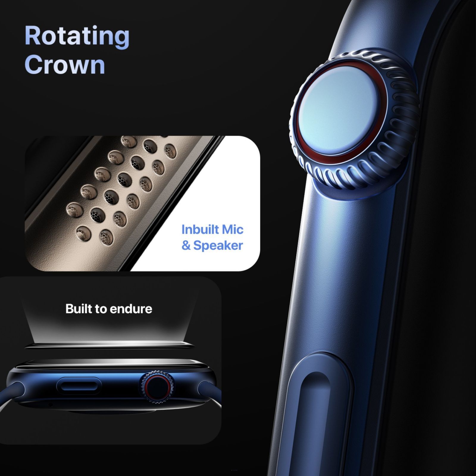 FIRE-BOLTT Brillia Smartwatch with Bluetooth Calling (51.30mm AMOLED Display, IP67 Water Resistant, Blue Strap)_9