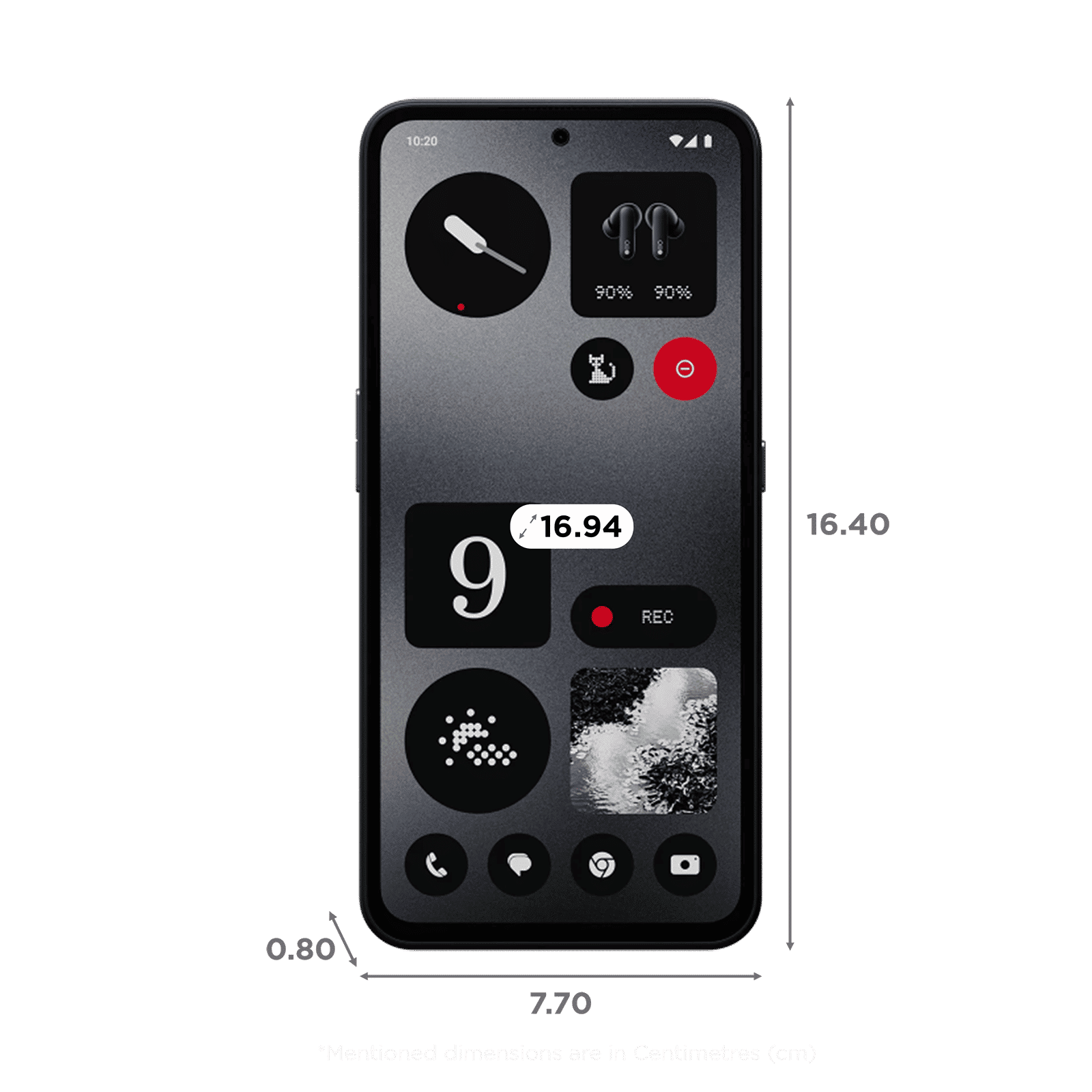 Nothing CMF Phone 1 5G (6GB RAM, 128GB, Black)_2