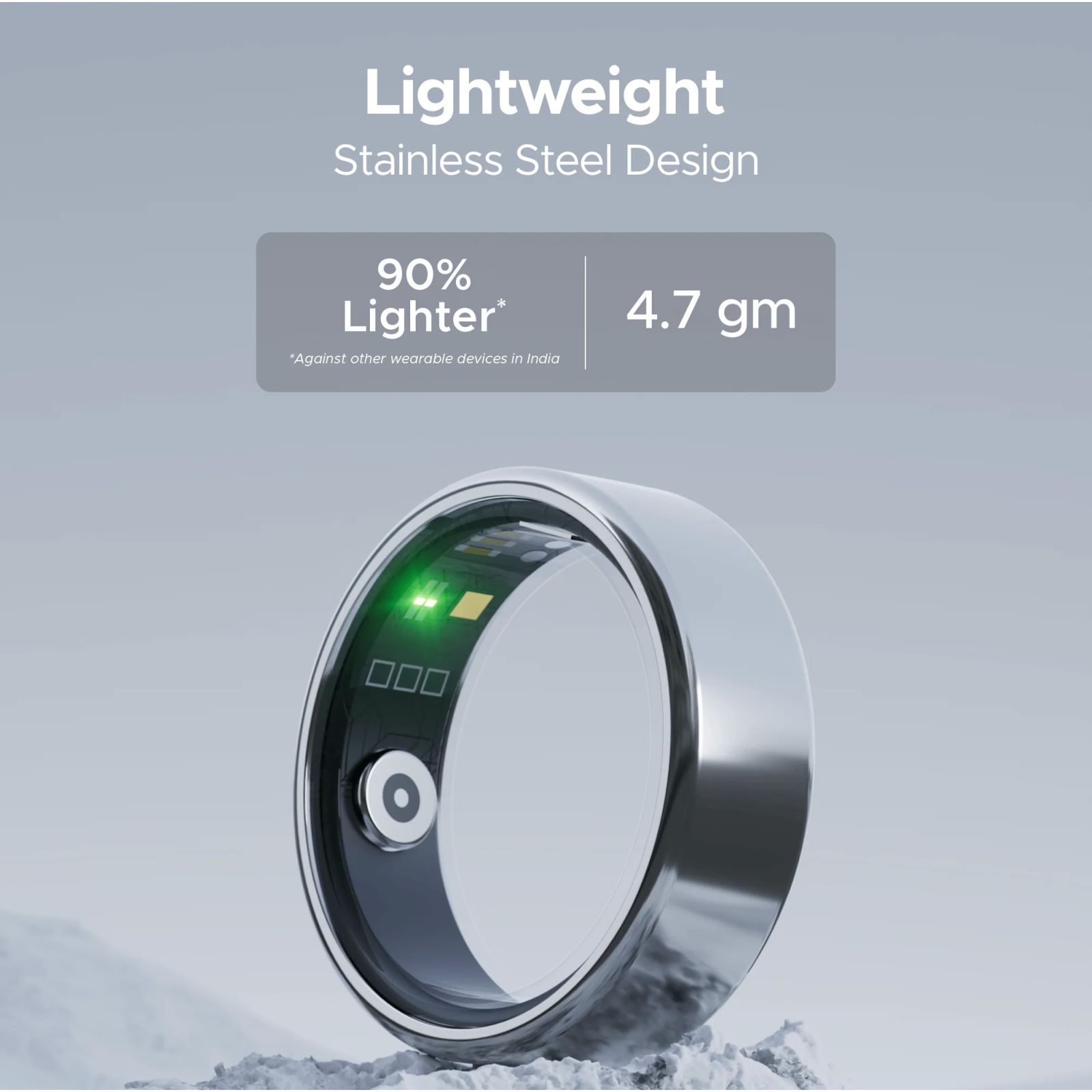 boAt Active Smart Ring with Activity Tracker (Size 10, Water Resistant, Radiant Silver)_3