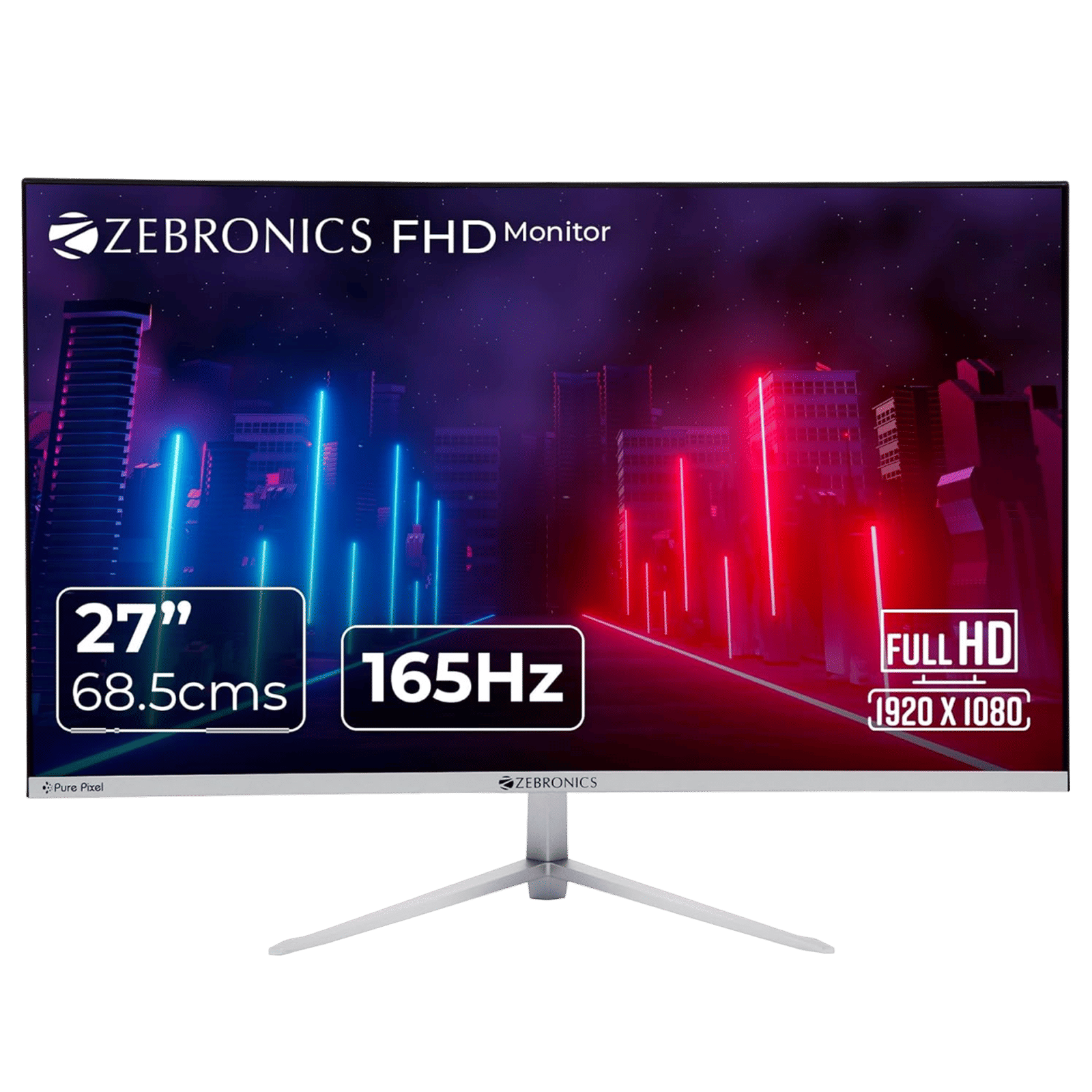 ZEBRONICS ‎ZEB-A27FHD 68.5 cm (27 inch) Full HD LED Ultra Slim Gaming Monitor with Built-in Speaker_1