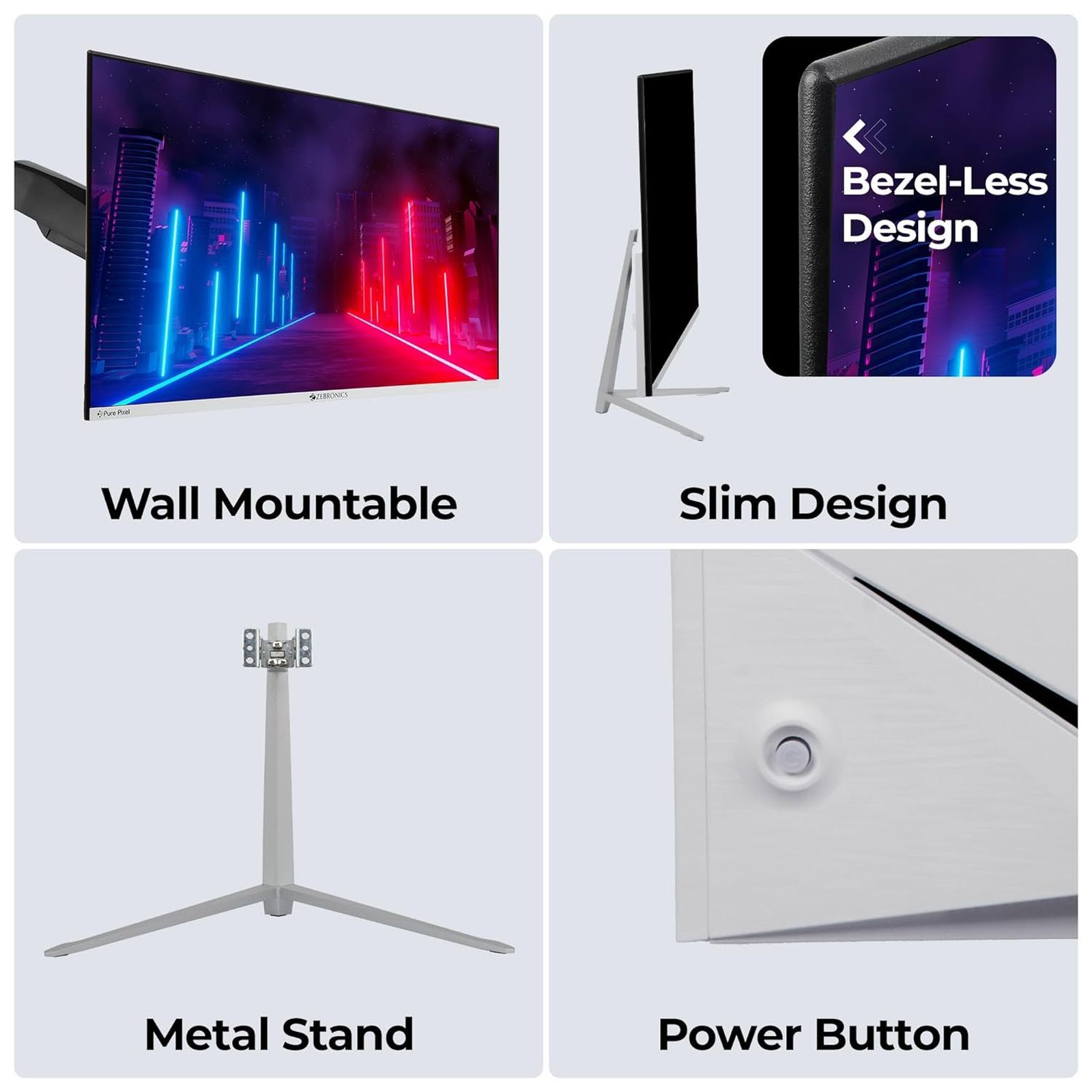 ZEBRONICS ‎ZEB-A27FHD 68.5 cm (27 inch) Full HD LED Ultra Slim Gaming Monitor with Built-in Speaker_5