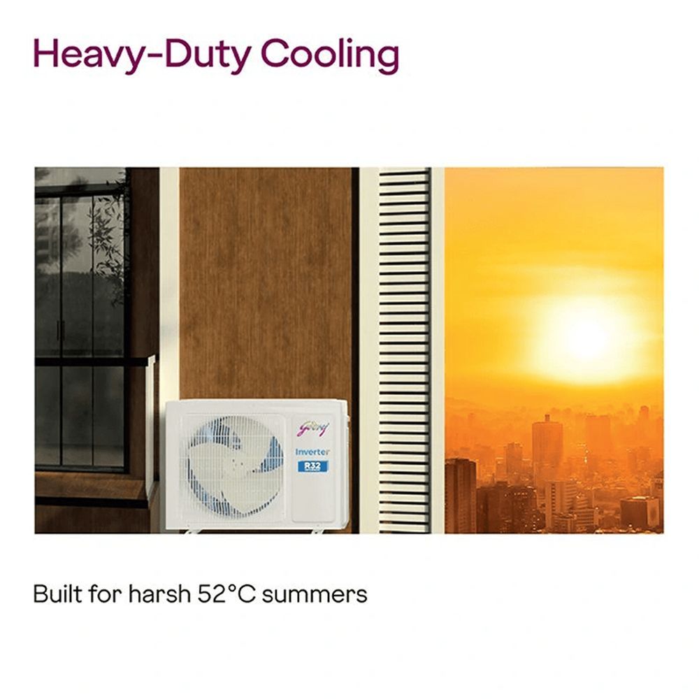 Godrej 5 in 1 Convertible 1.5 Ton 3 Star Inverter Split AC With Anti Dust Filter (Copper Condenser, SIC 18TTC3-WYQ)_15