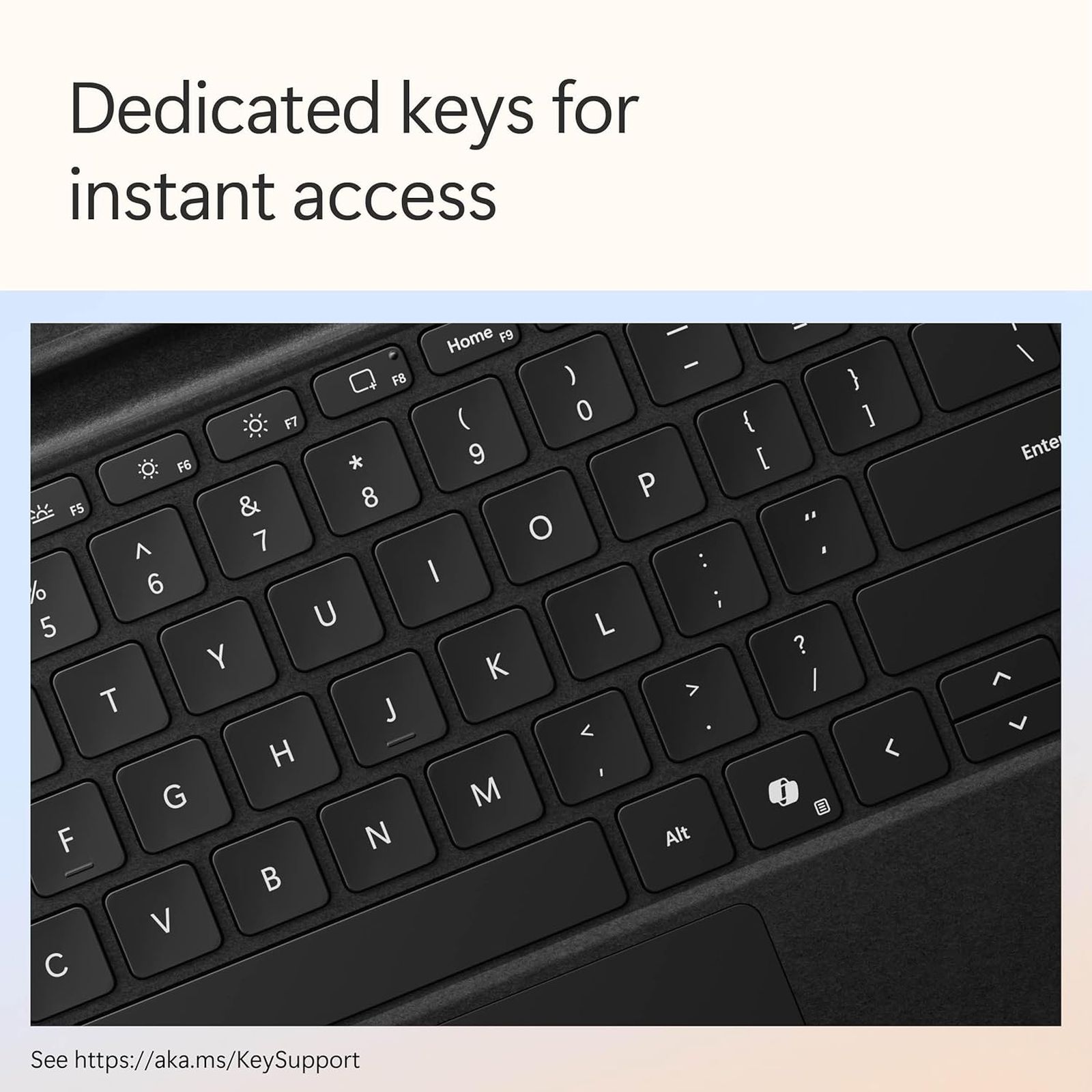 Microsoft EP2-01740 Bluetooth Keyboard for Surface Pro (11th Gen) with Pen Storage (78 Backlit Keys, Black) Microsoft EP2-01740 Bluetooth Keyboard for Surface Pro (11th Gen) with Pen Storage (78 Backlit Keys, Black)_4