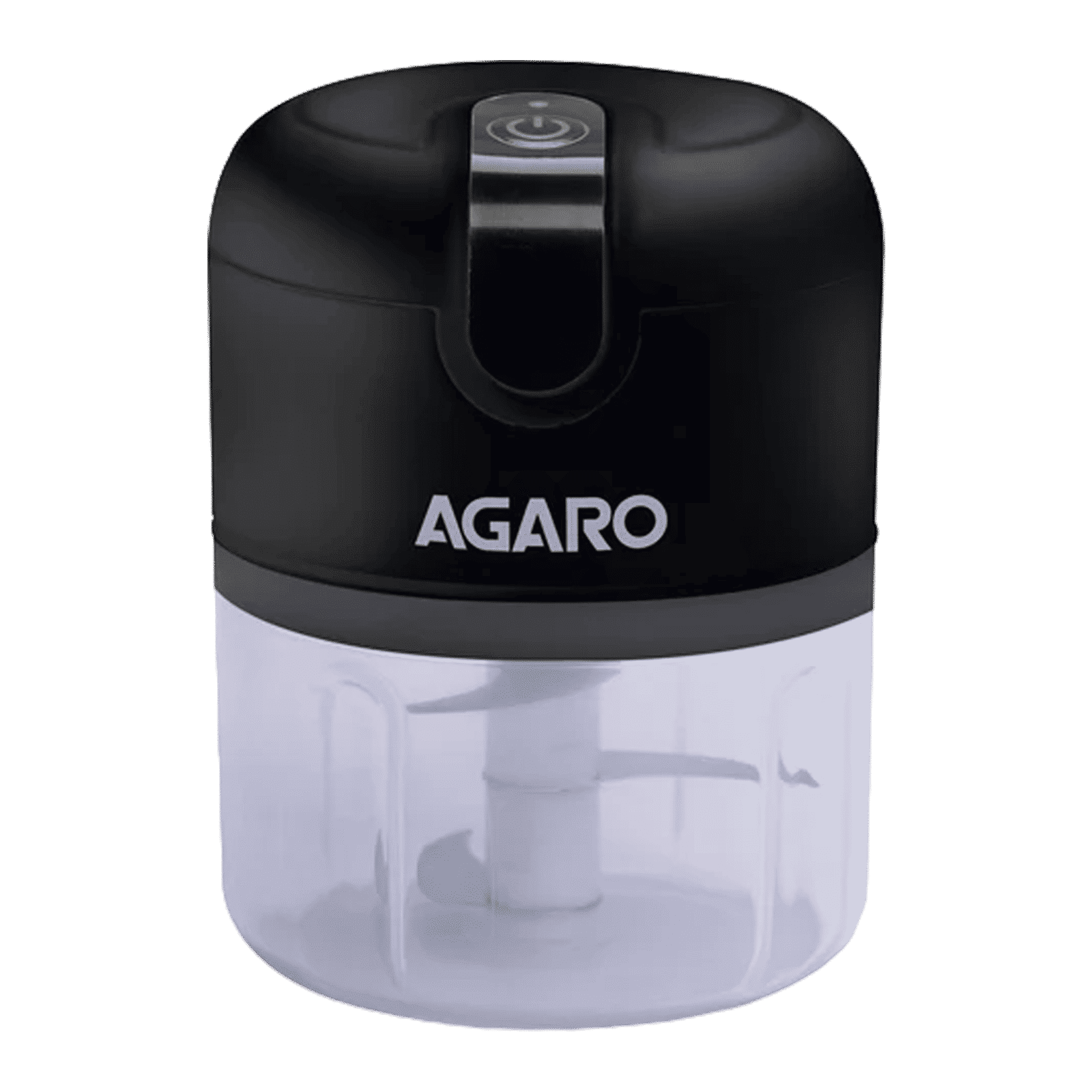 AGARO Elite 30W Vegetable & Fruit Chopper with 3 Blades (Black)_1