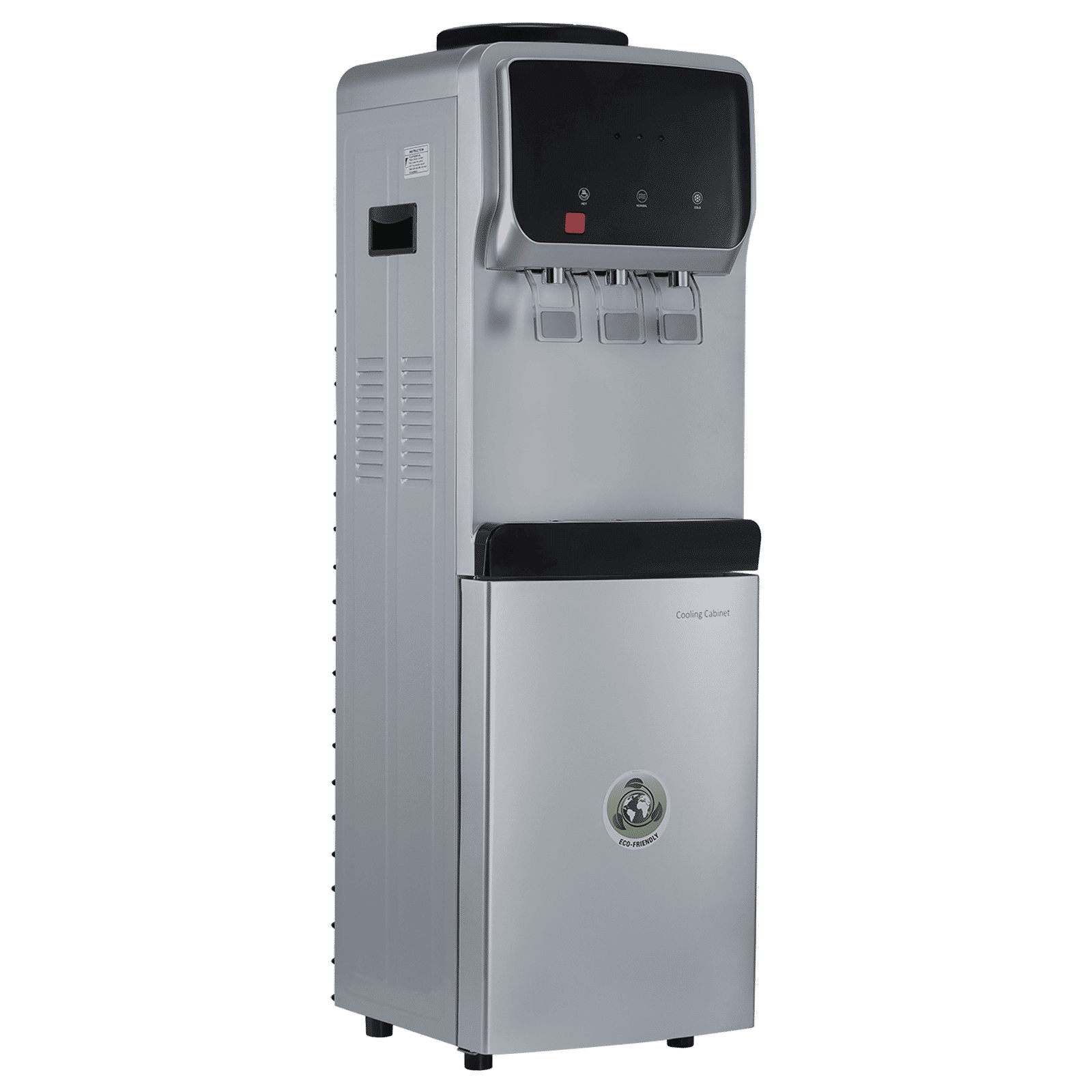 Croma Hot, Cold & Normal Top Load Water Dispenser with Cooling Cabinet (Silver)_5