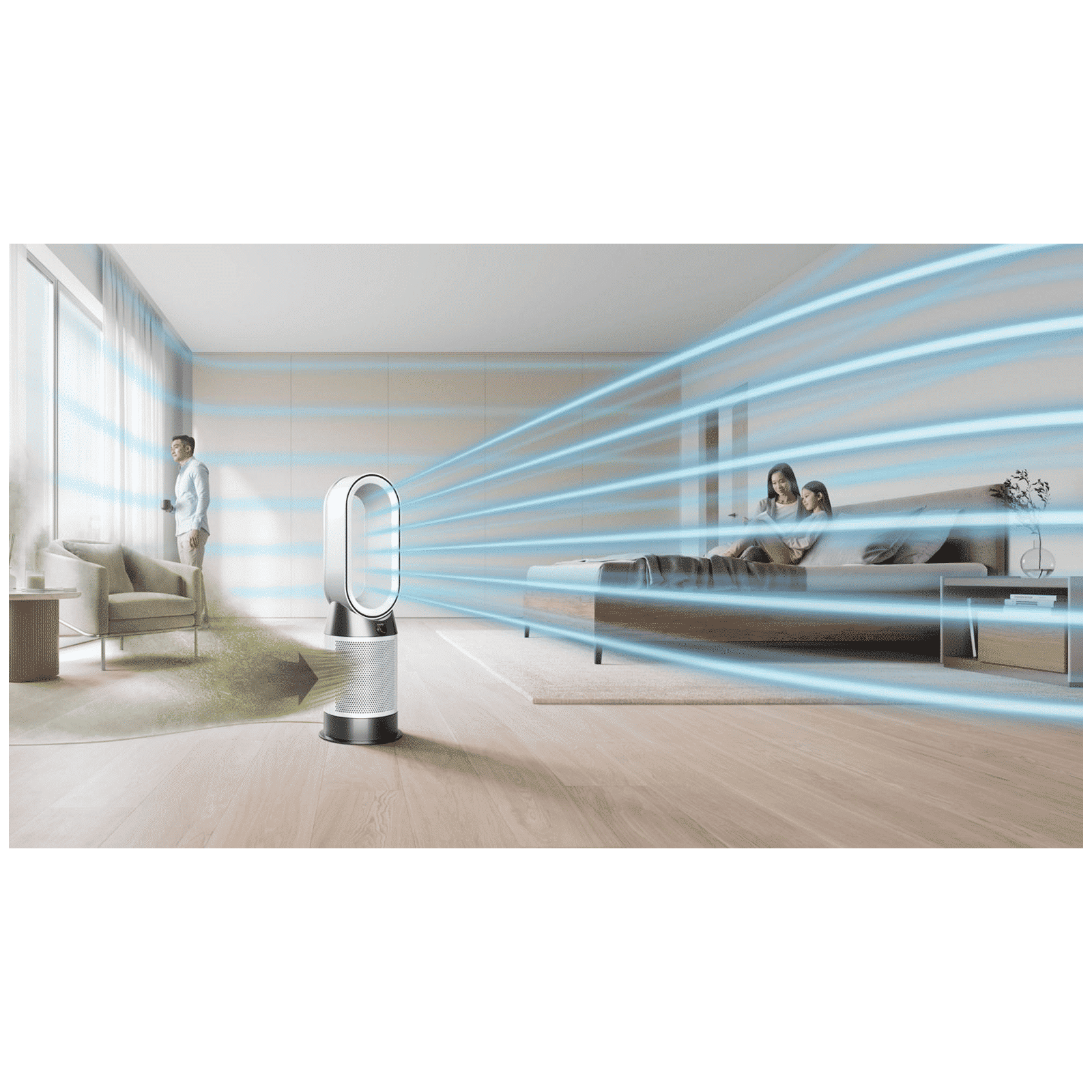dyson Hot Plus Cool Gen1 HP10 Air Multiplier Technology Air Purifier (350 Degree Oscillation, 46293901, White)_8