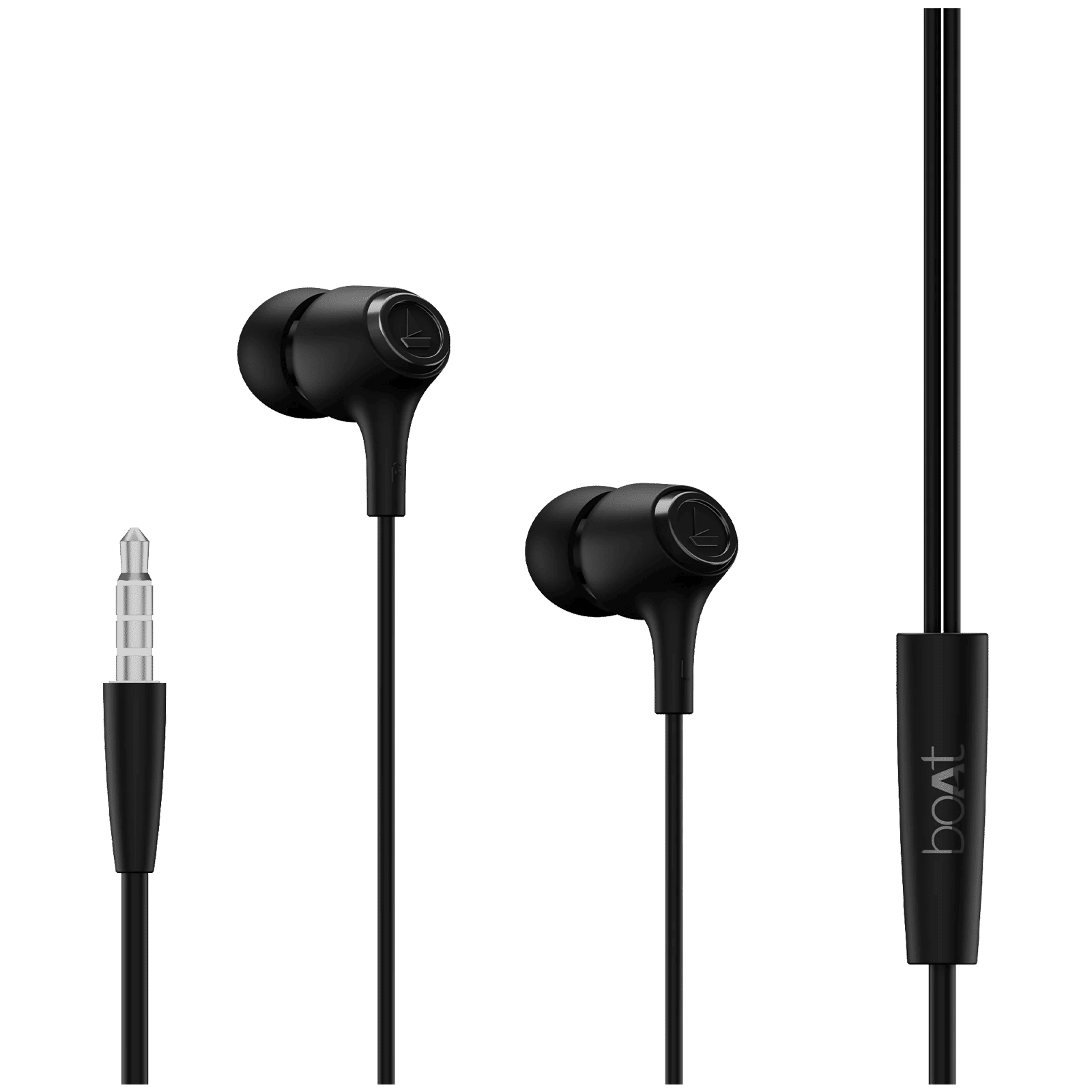 boAt Bassheads 95 Wired Earphone with Mic (3.5mm Connector, In Ear, Active Black)_1