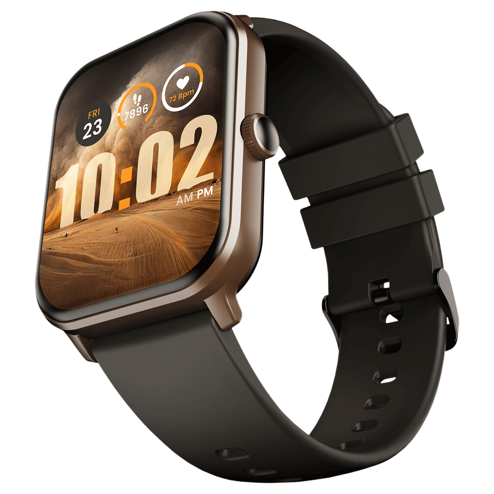 GOBOULT Dive Plus Smartwatch with Bluetooth Calling (46.9mm HD Display, IP68 Water Resistant, Black Coffee Strap) GOBOULT Dive Plus Smartwatch with Bluetooth Calling (46.9mm HD Display, IP68 Water Resistant, Black Coffee Strap)_1