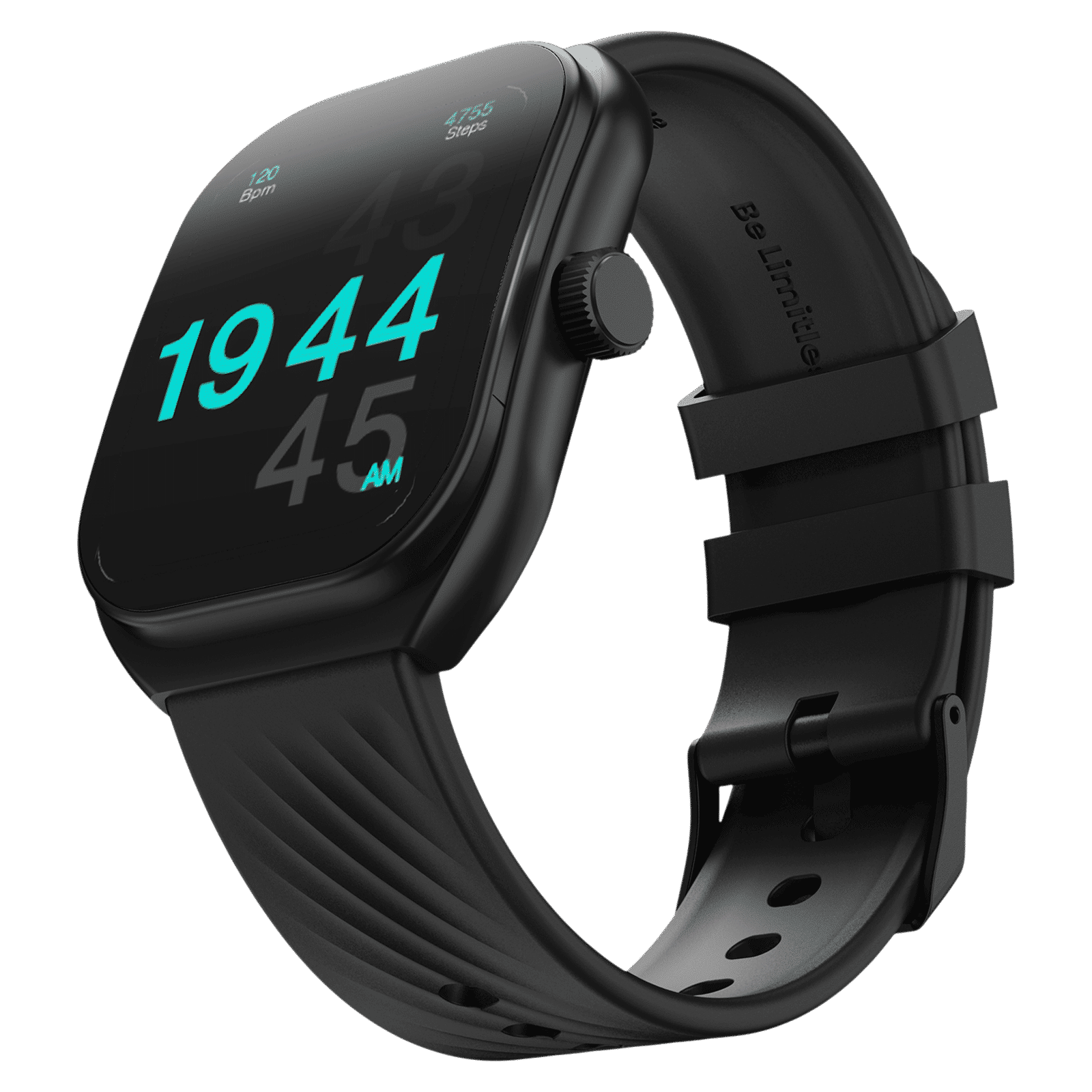 GOBOULT Kliff Smartwatch with Bluetooth Calling (51.05mm HD Display, IP68 Water Resistant, Raven Black Strap) GOBOULT Kliff Smartwatch with Bluetooth Calling (51.05mm HD Display, IP68 Water Resistant, Raven Black Strap)_1