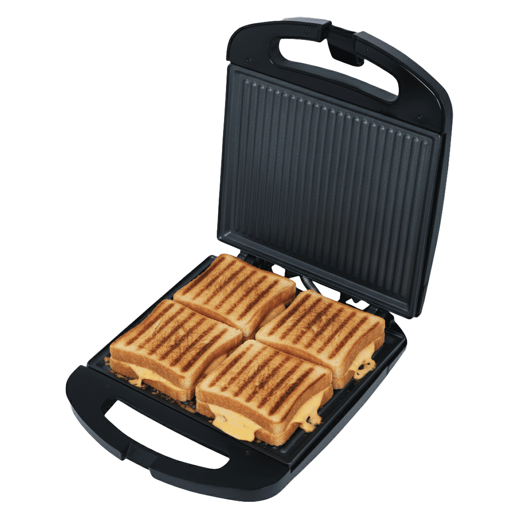Croma AK6204 1500W 4 Slice Sandwich Maker with Auto Shut Off (Black)_1