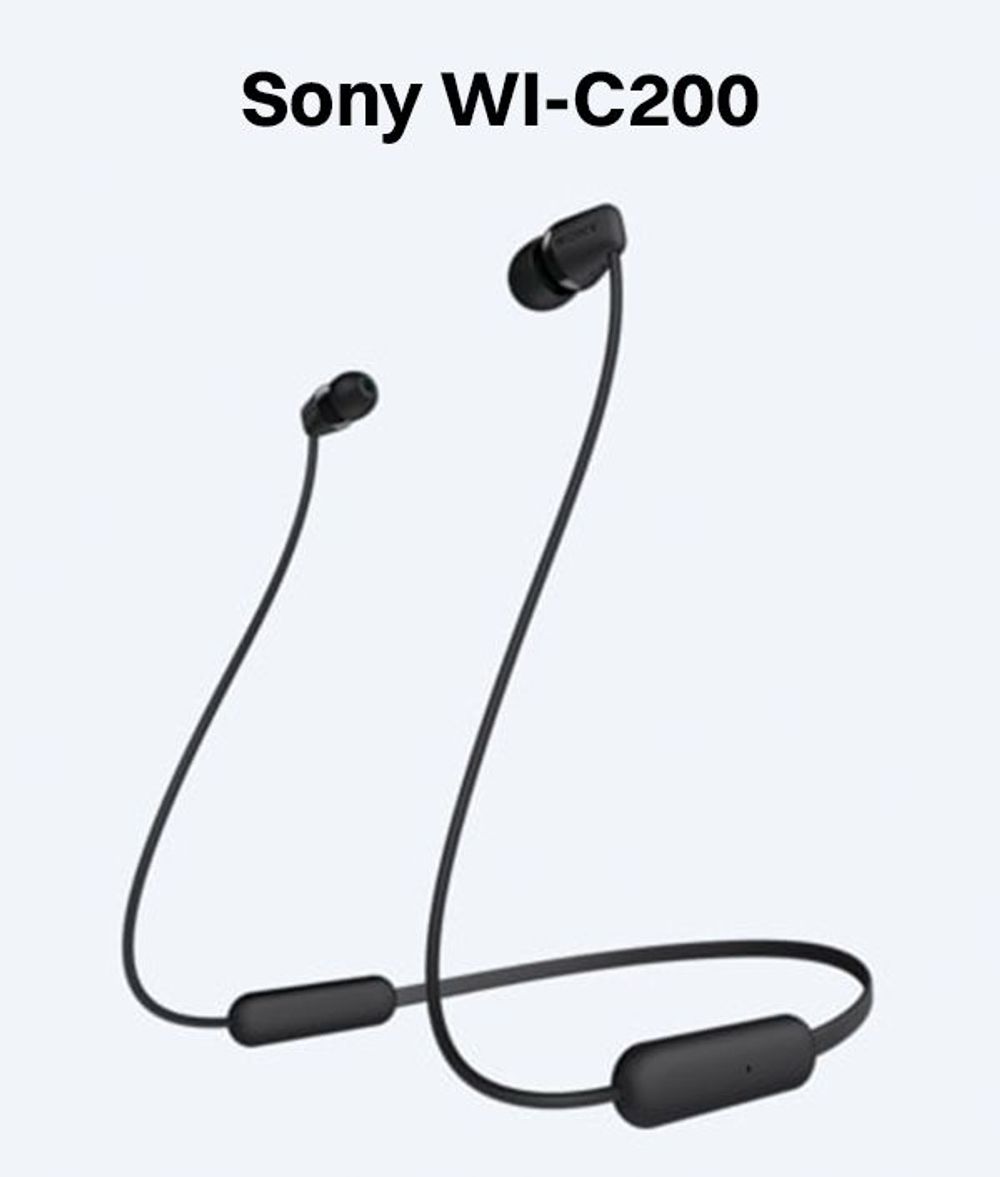 Sony WI-C200 Wireless In-ear Headphones - White | SoloTodo.cl