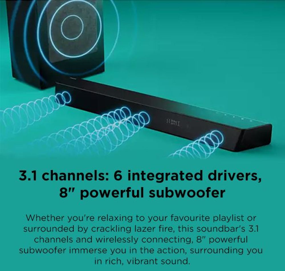 Barra De Sonido Con Subwoofer - Philips - Foto 8