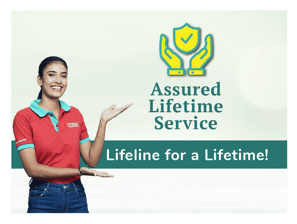 Assured lifetime service Assured lifetime service