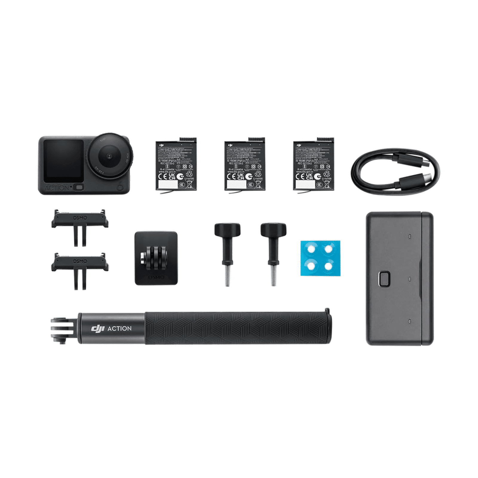 DJI Osmo Action 6 Adventure Combo 8k and 38MP 30 FPS Waterproof Sports Action Camera with Variable Aperture (Black) DJI Osmo Action 6 Adventure Combo 8k and 38MP 30 FPS Waterproof Sports Action Camera with Variable Aperture (Black)_9