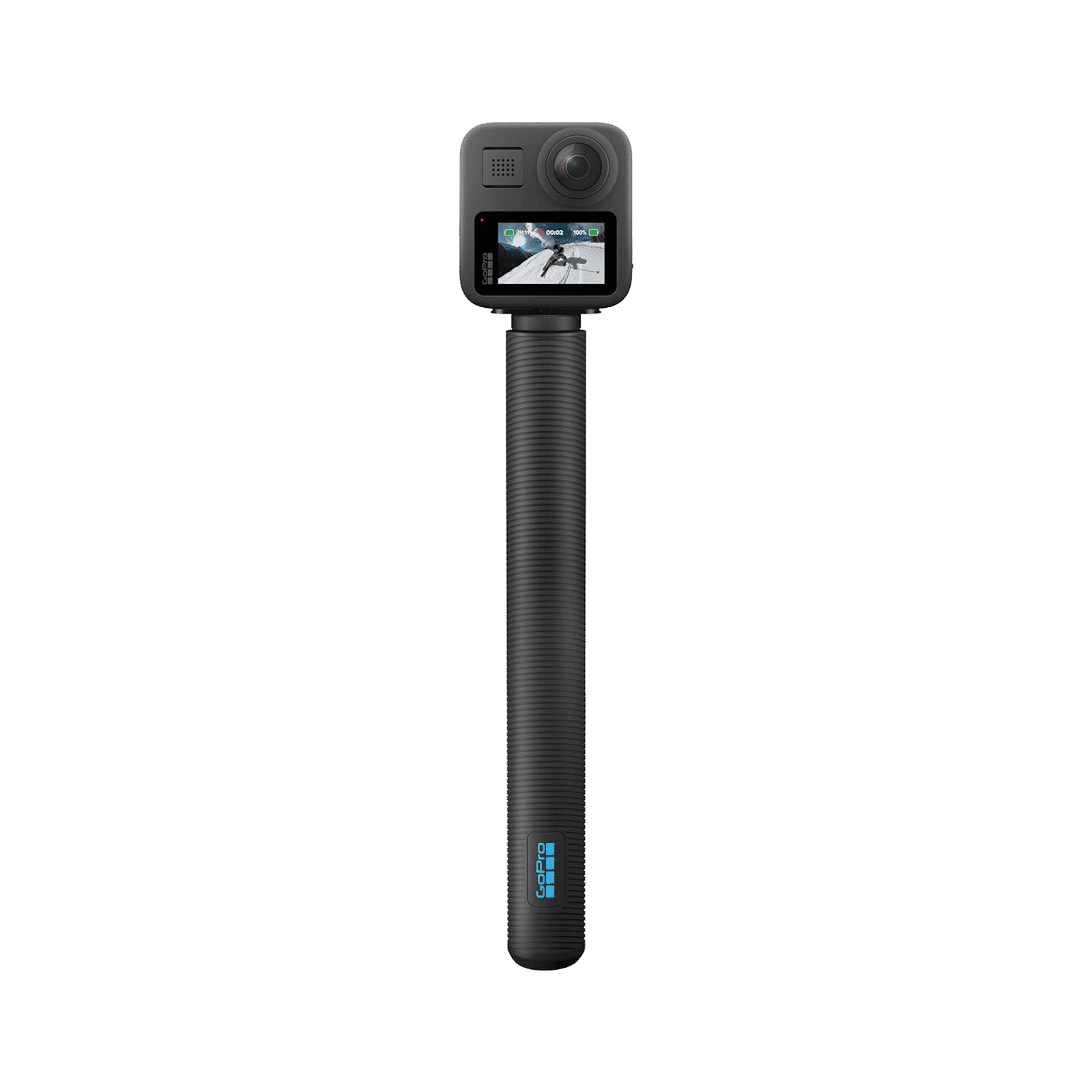 GoPro 4 Feet Extension Pole Finger Mount Adapter for Camera (Invisible 360 Grip, Black)_1