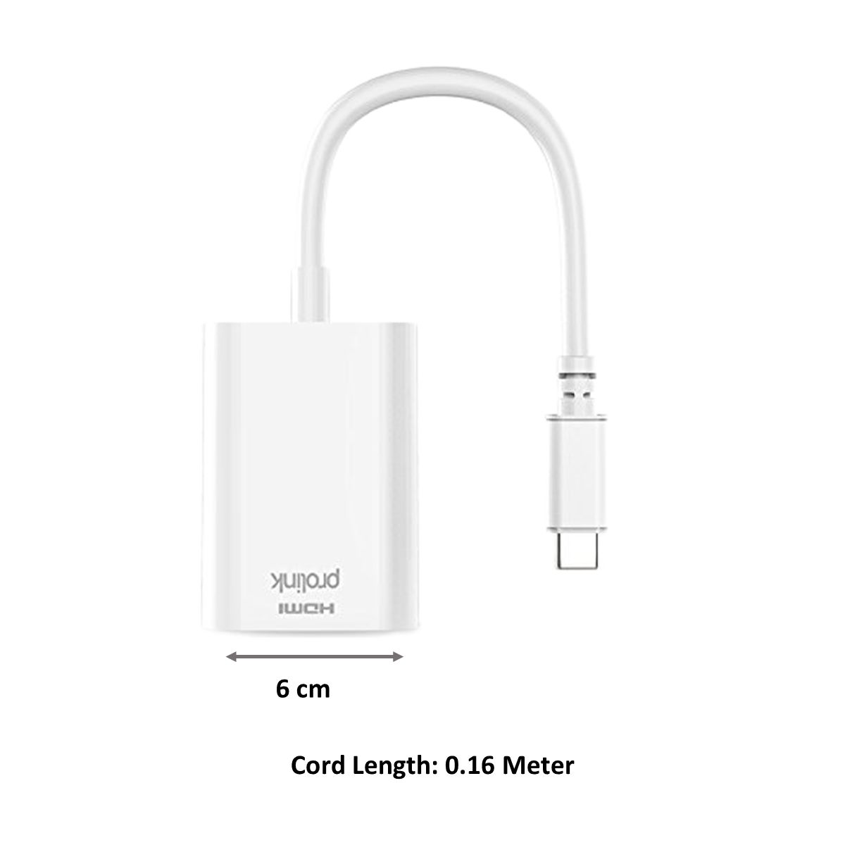 ultraprolink USB 3.1 Type C to HDMI Adapter (35 Mbps Speed, White)_6