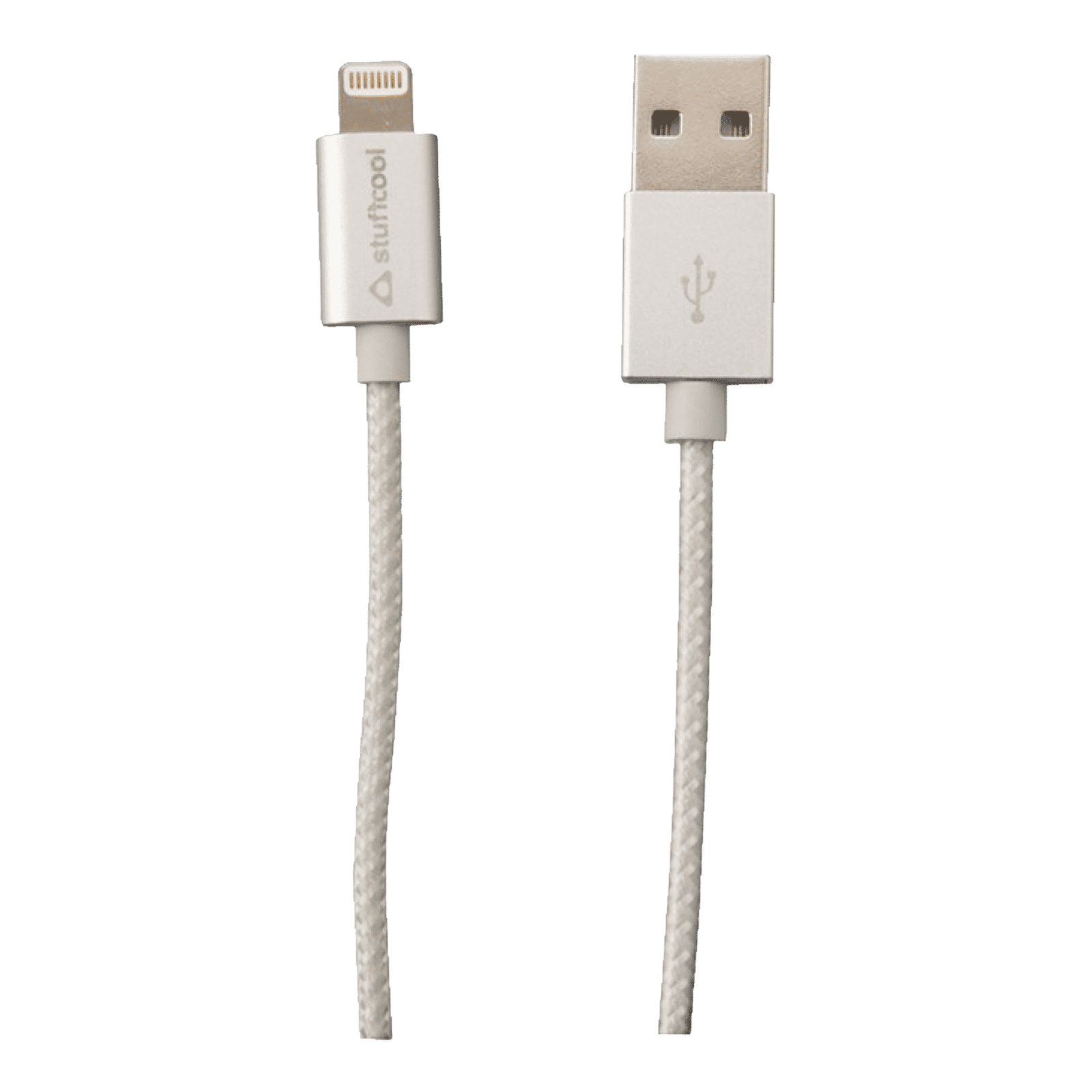 stuffcool LGFNS-SIL Type A to Lightning 3.9 Feet (1.2M) Cable (Apple Devices Compatibility, Silver)_3