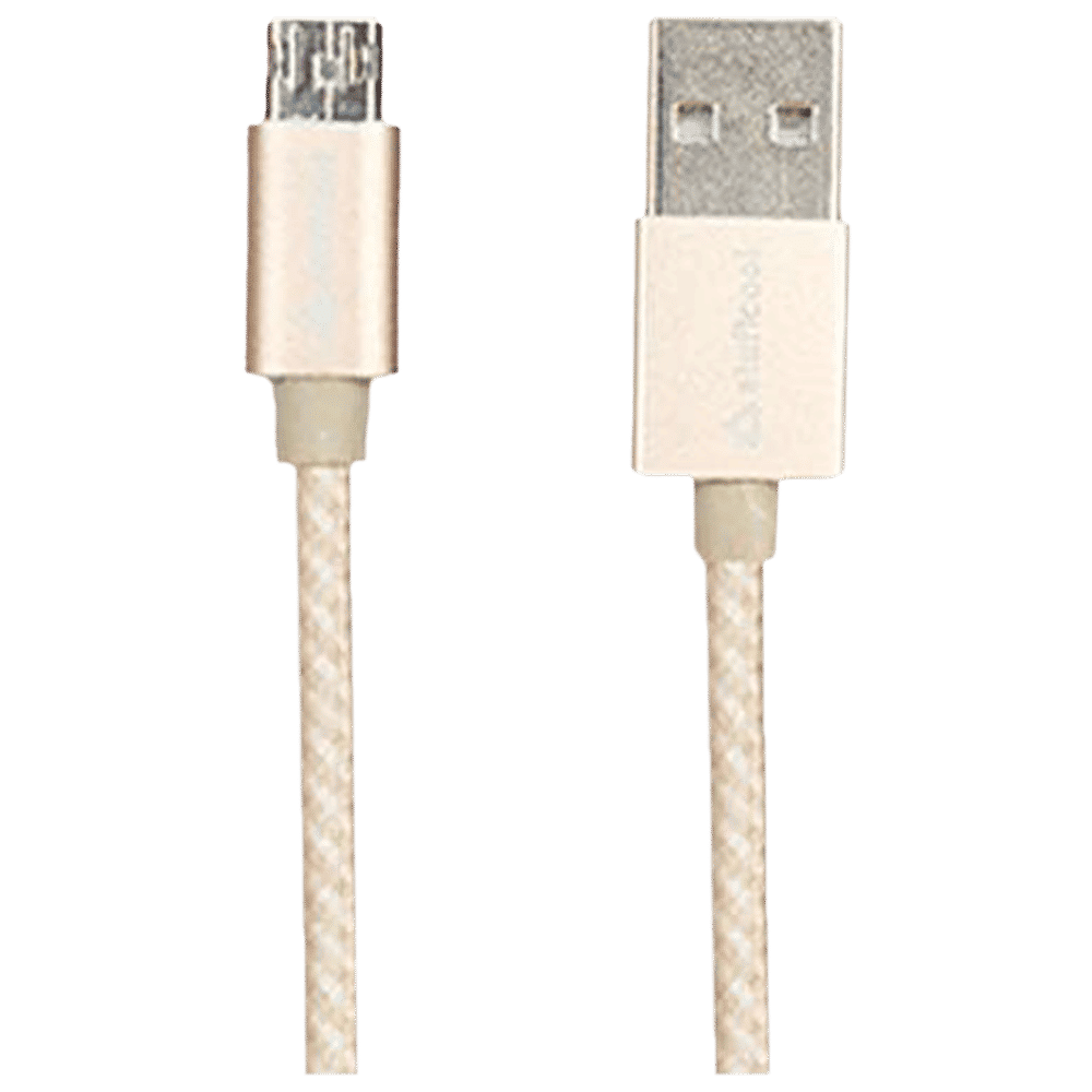 stuffcool MIREV Type A to Micro USB 3.2 Feet (1M) Cable (Rugged Braided Cable, White)_1