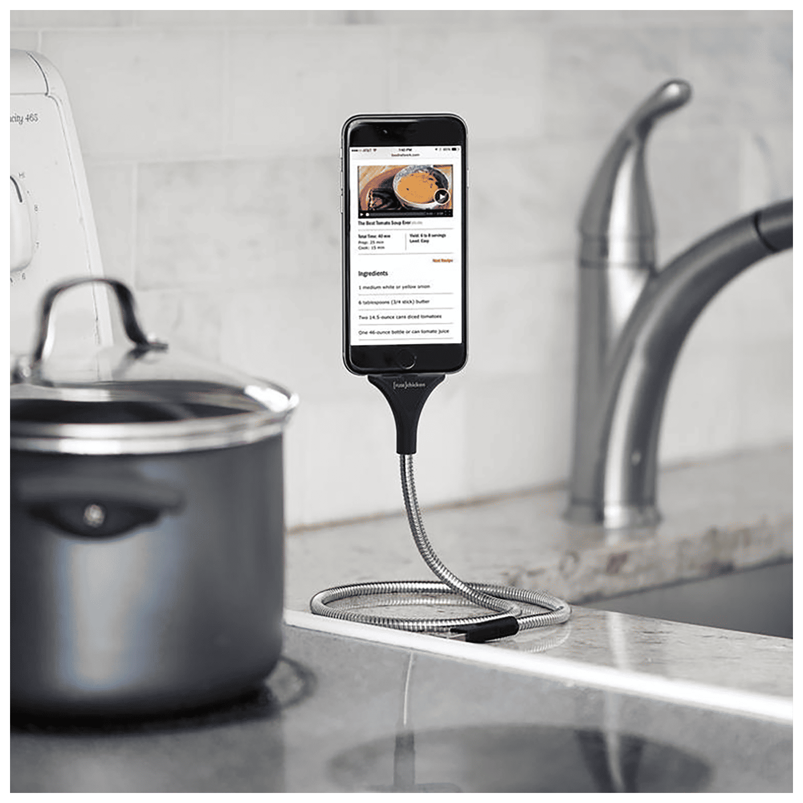 FUSE chicken Bobine Type A to Lightning Cable (Nickel Plated Steel Construction, Silver)_4