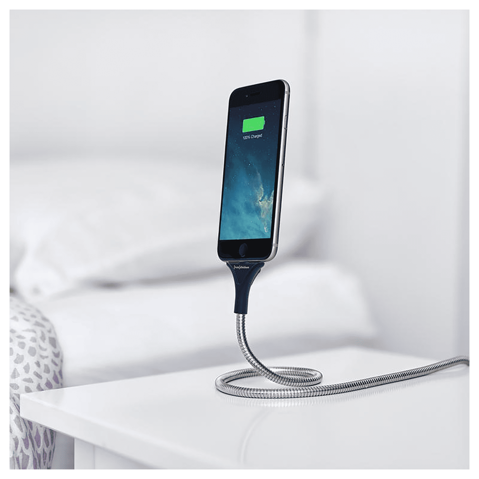 FUSE chicken Bobine Type A to Lightning Cable (Nickel Plated Steel Construction, Silver)_5