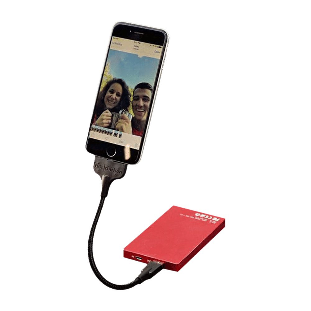 FUSE chicken Bobine Type A to Lightning 0.6 Feet (0.2M) Cable (MFI Certified, Black)_1