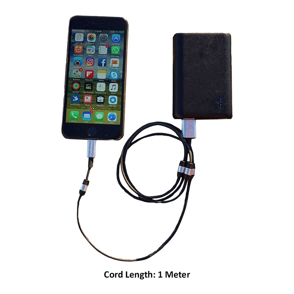 FUSE chicken Rivet Type A to Lightning 3.2 Feet (1M) Cable (Fast Charging Supported, Black)_4