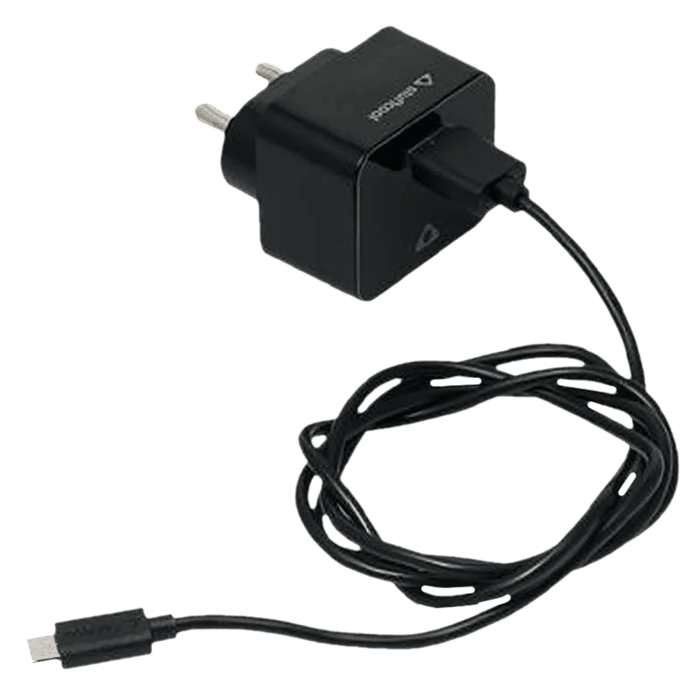 stuffcool 1 Amp Wall Charging Adapter with Micro USB Cable (HKUNOMI-BLK, Black)_4