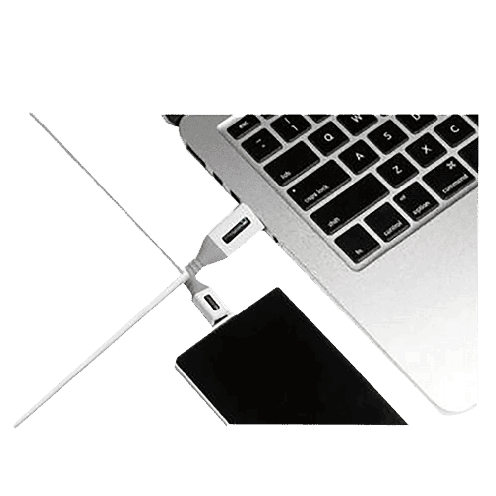 stuffcool Alto Type A to Micro USB 4.9 Feet (1.5M) Cable (Rust Free, White & Grey)_3