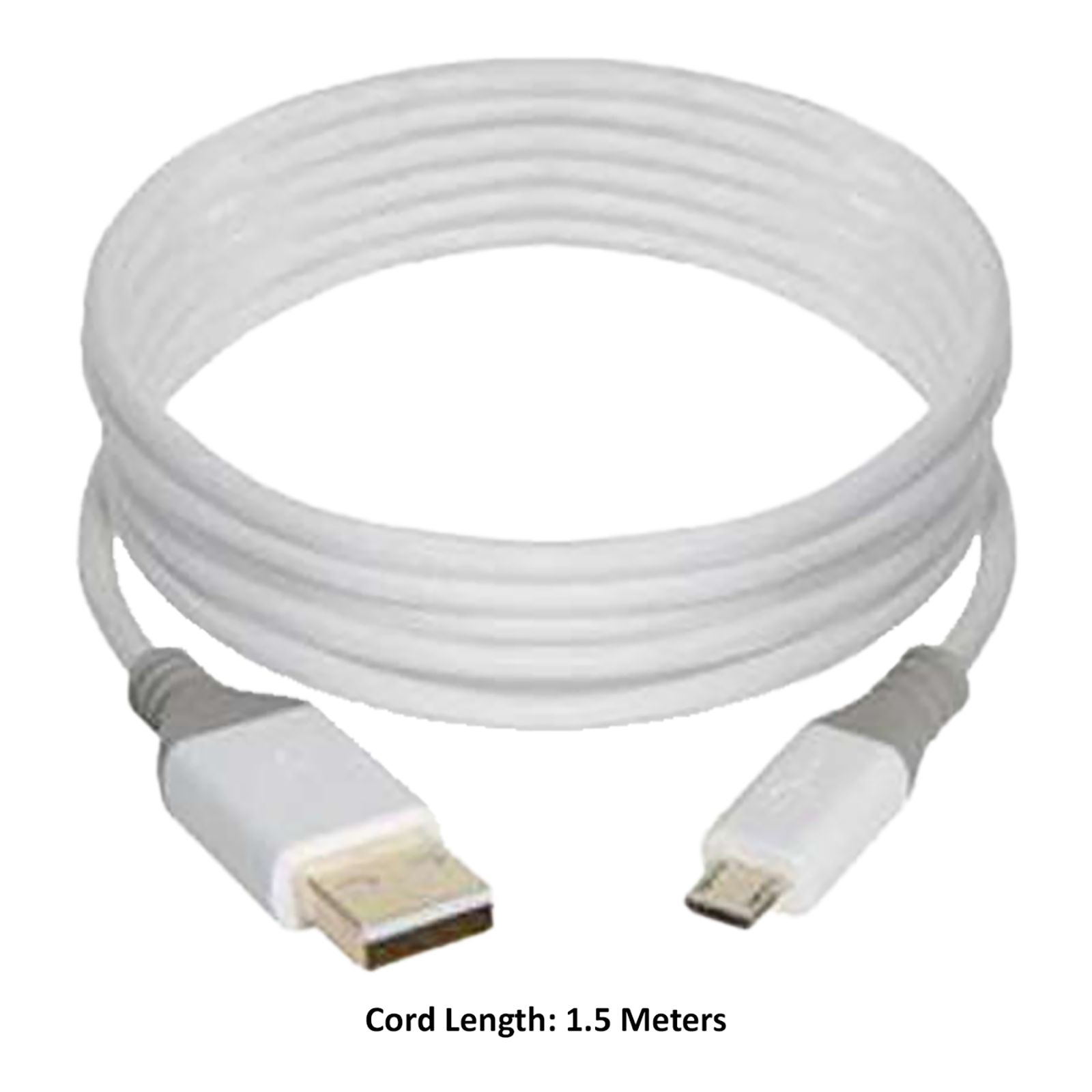 stuffcool Alto Type A to Micro USB 4.9 Feet (1.5M) Cable (Rust Free, White & Grey)_4