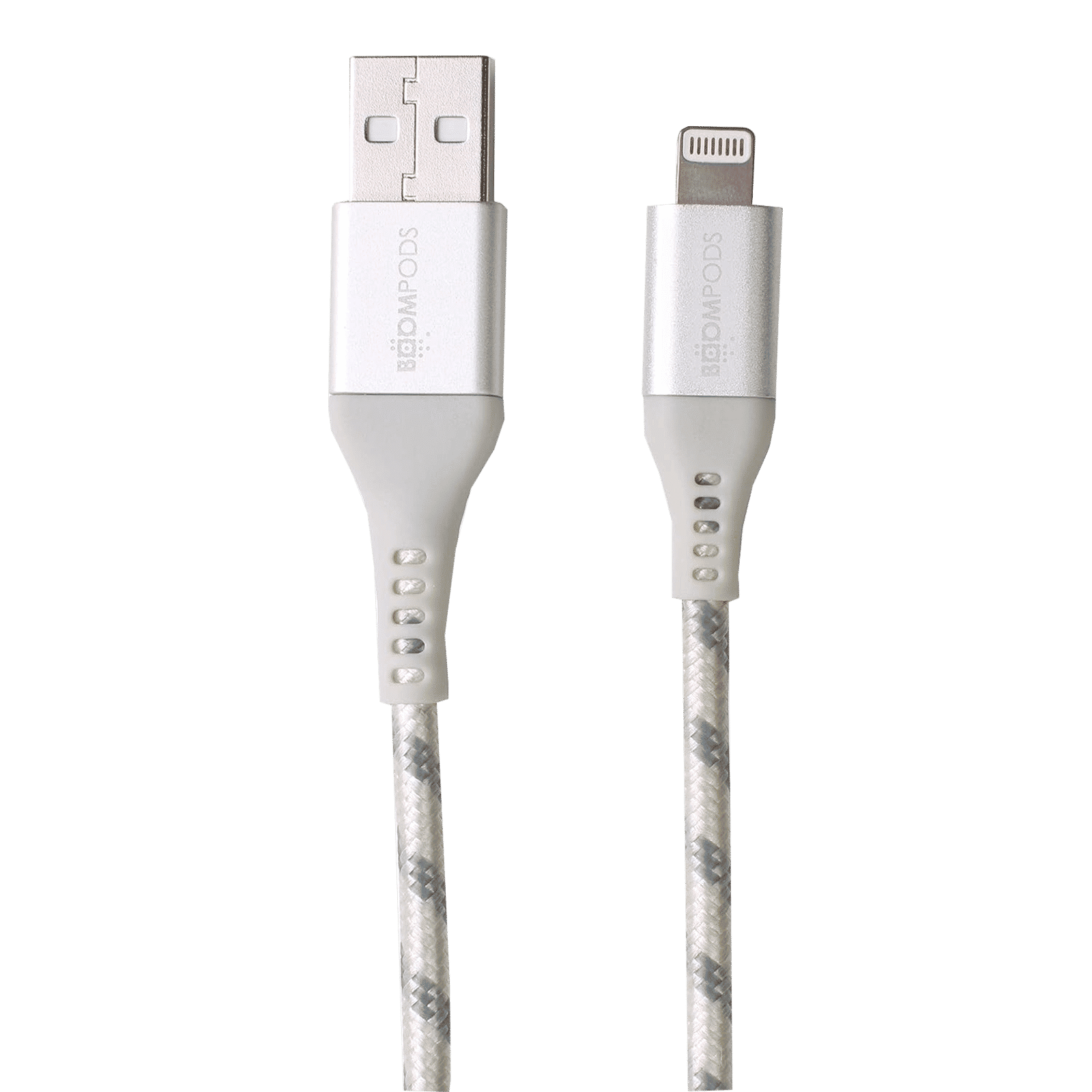 Boompods Retro Armour Type A to Lightning 4.9 Feet (1.5M) Cable (Boomflex Technology, Titanium)_3