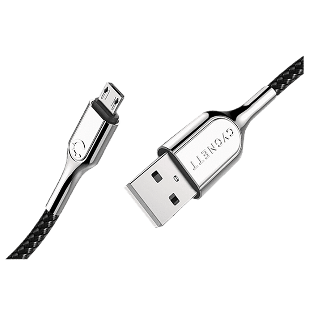 CYGNETT CY2672PCCAM Type A to Micro USB 3.2 Feet (1M) Cable (Stainless Steel Housing, Black) CYGNETT CY2672PCCAM Type A to Micro USB 3.2 Feet (1M) Cable (Stainless Steel Housing, Black)_3