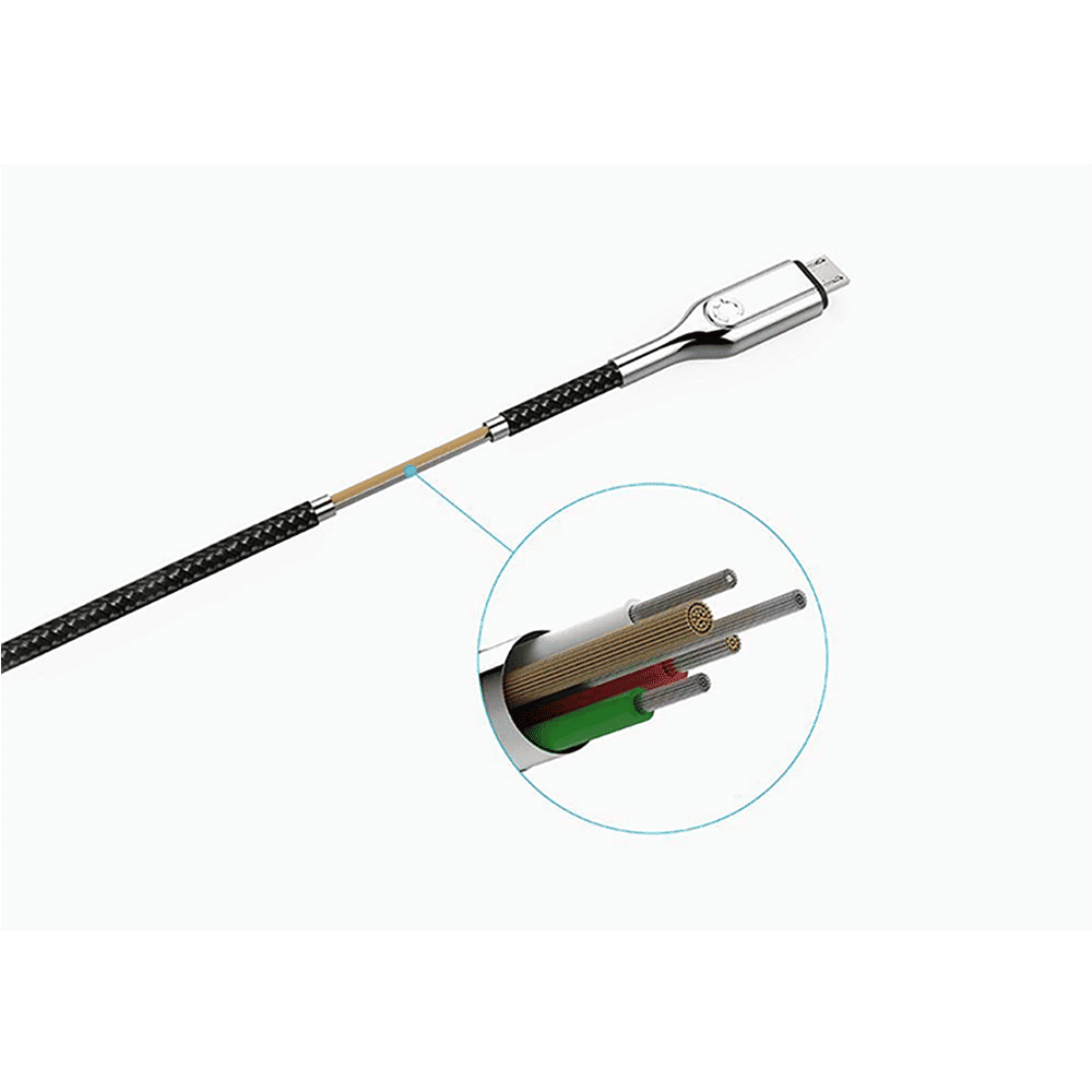 CYGNETT CY2672PCCAM Type A to Micro USB 3.2 Feet (1M) Cable (Stainless Steel Housing, Black) CYGNETT CY2672PCCAM Type A to Micro USB 3.2 Feet (1M) Cable (Stainless Steel Housing, Black)_6