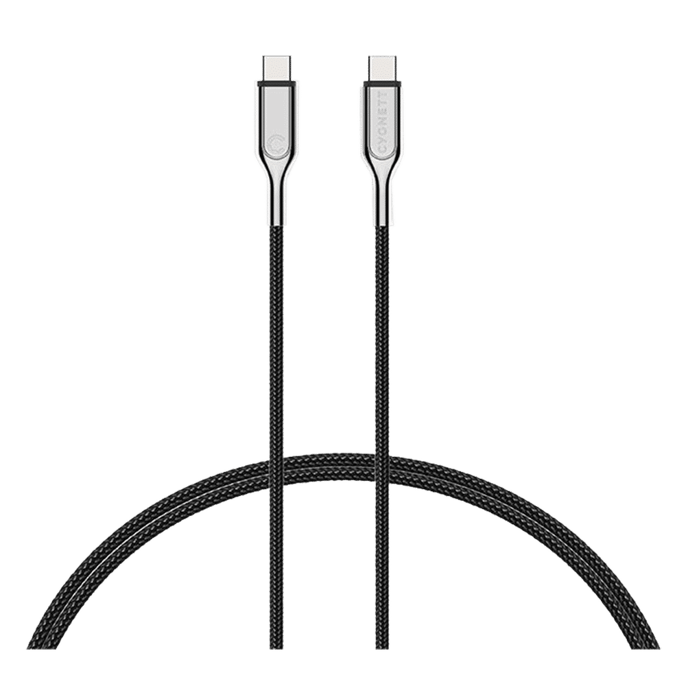 CYGNETT CY2678PCTYC Type C to Type C 6.5 Feet (2M) Cable (Ultra Durable TPE Lining, Black)_1